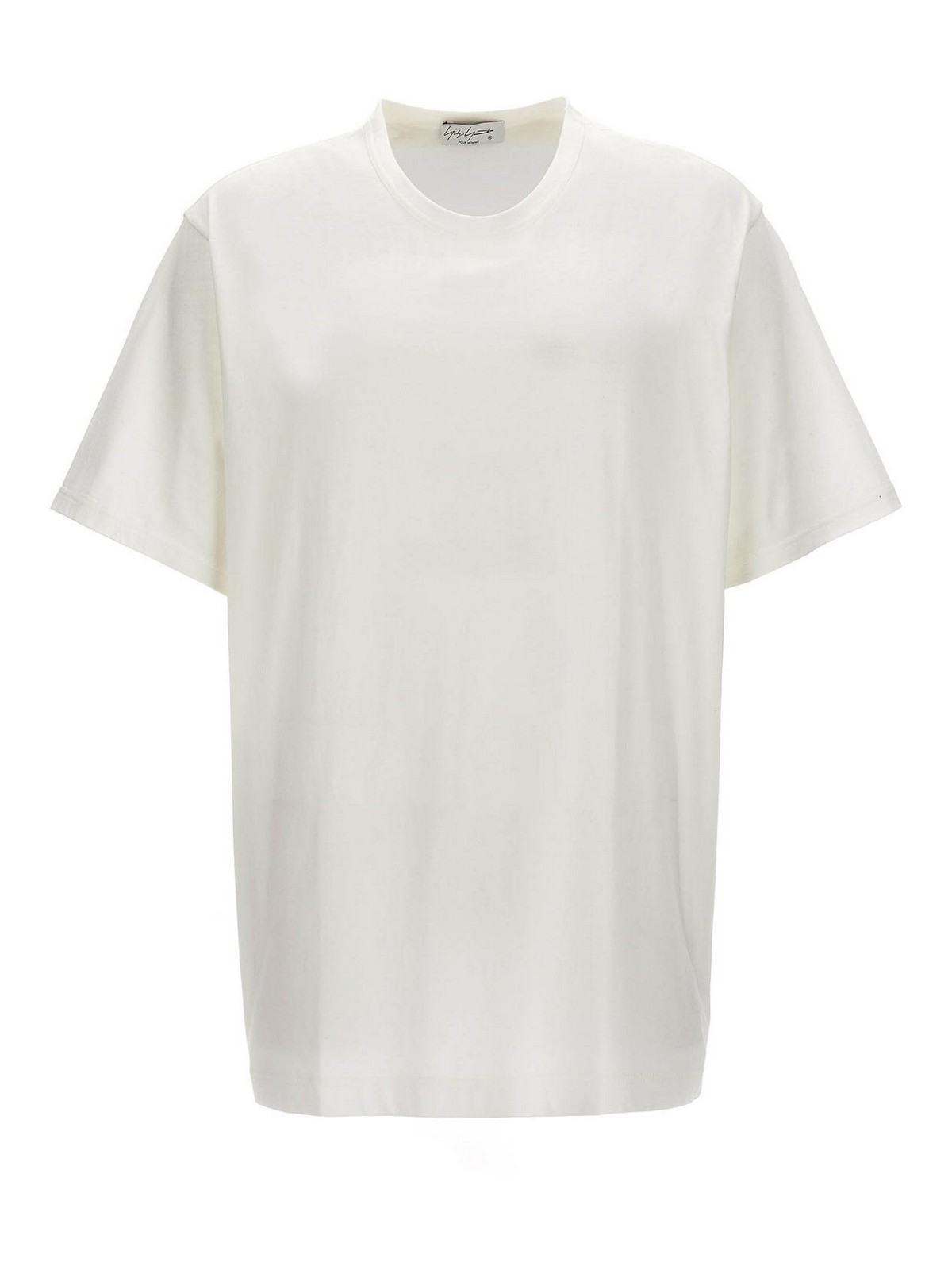 Yohji Yamamoto Crew-neck T-shirt In White