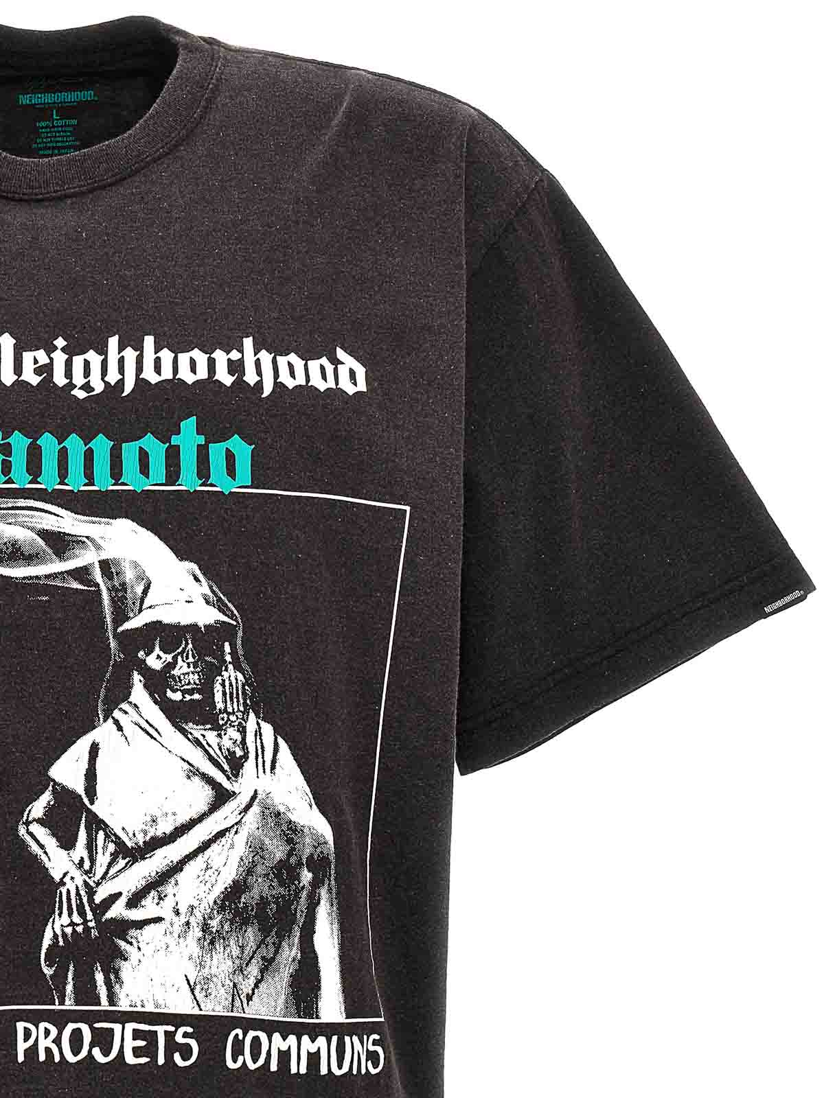 Shop Yohji Yamamoto Neighborhood T-shirt In Grey