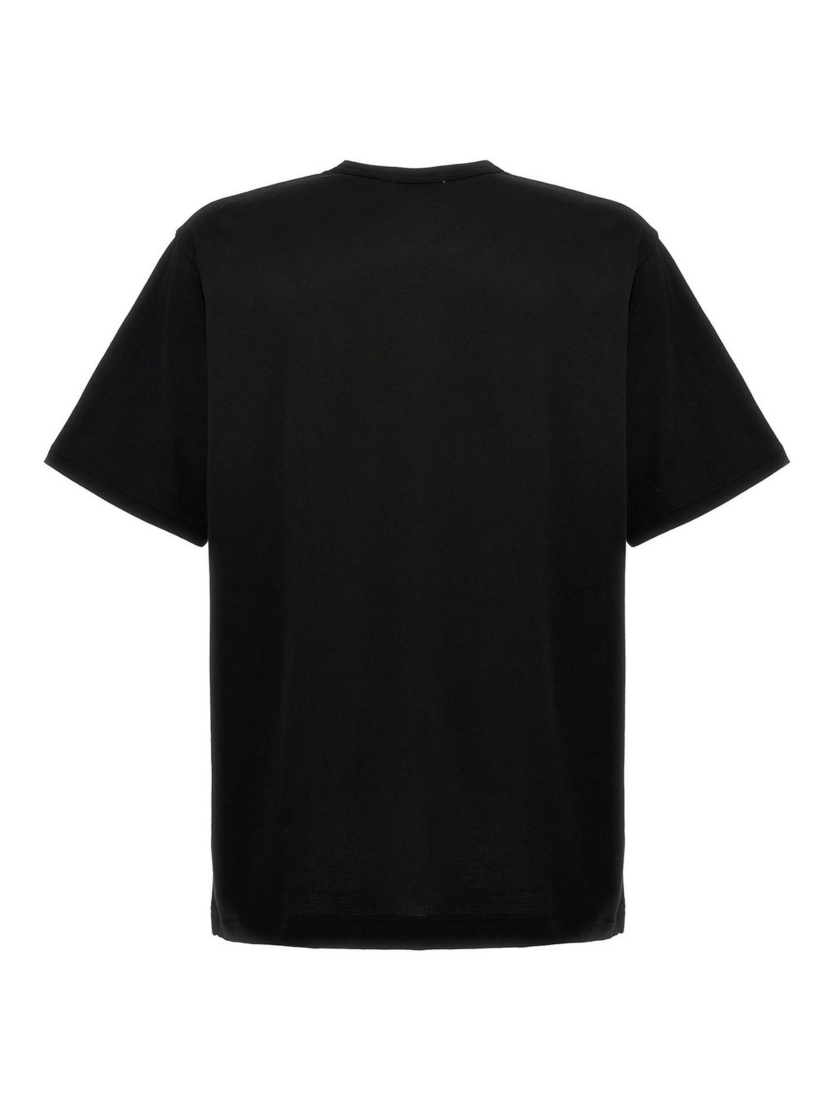 Shop Yohji Yamamoto Printed T-shirt In Black