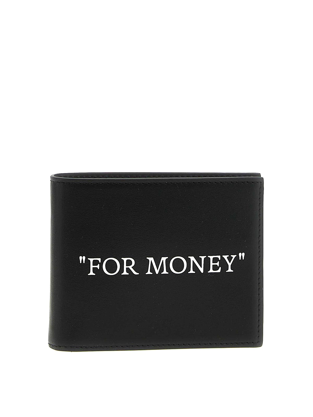 Shop Off-white Quote Bookish Wallet In White