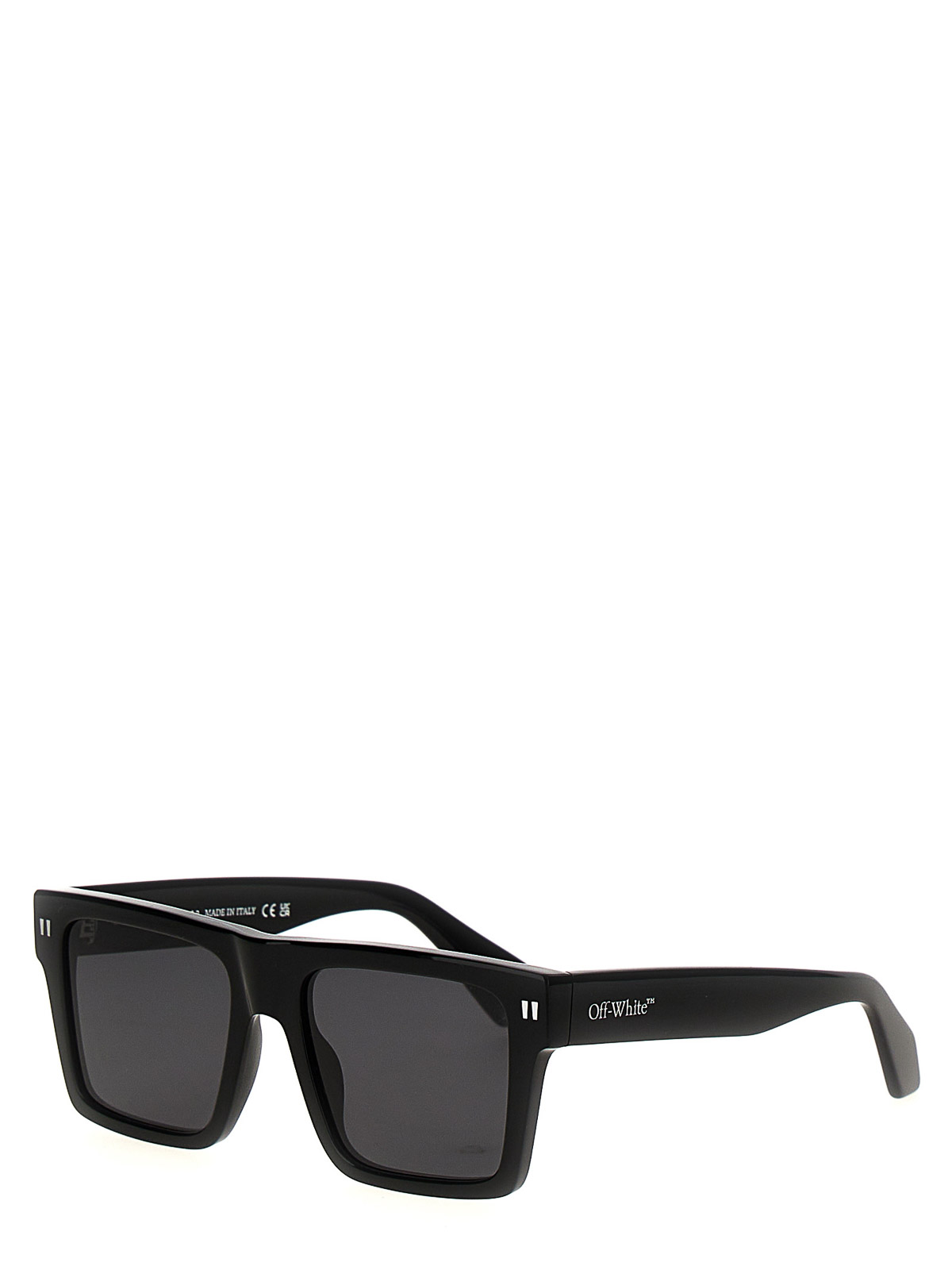 Shop Off-white Lawton Sunglasses In Black