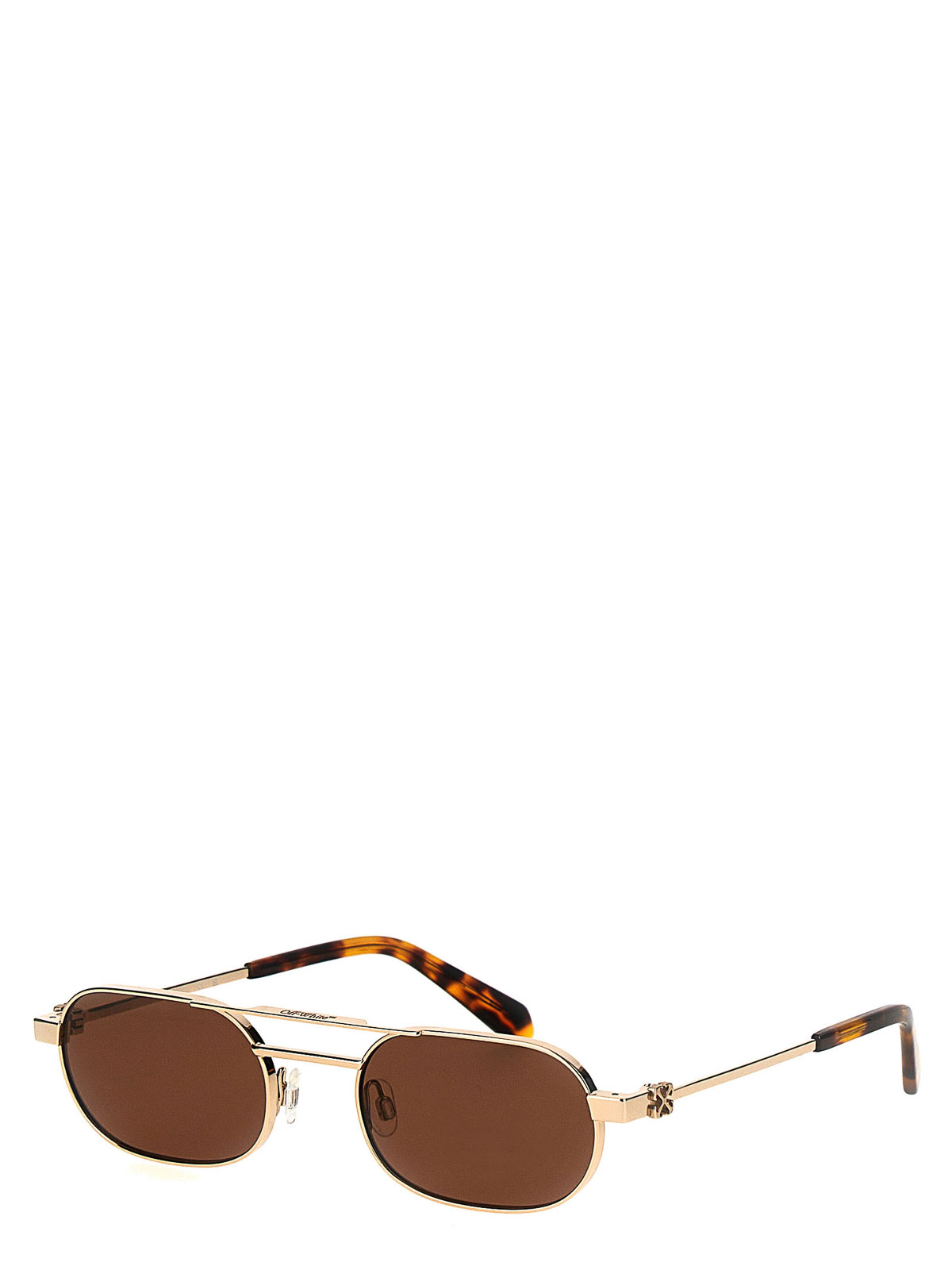 Shop Off-white Vaiden Sunglasses In Gold