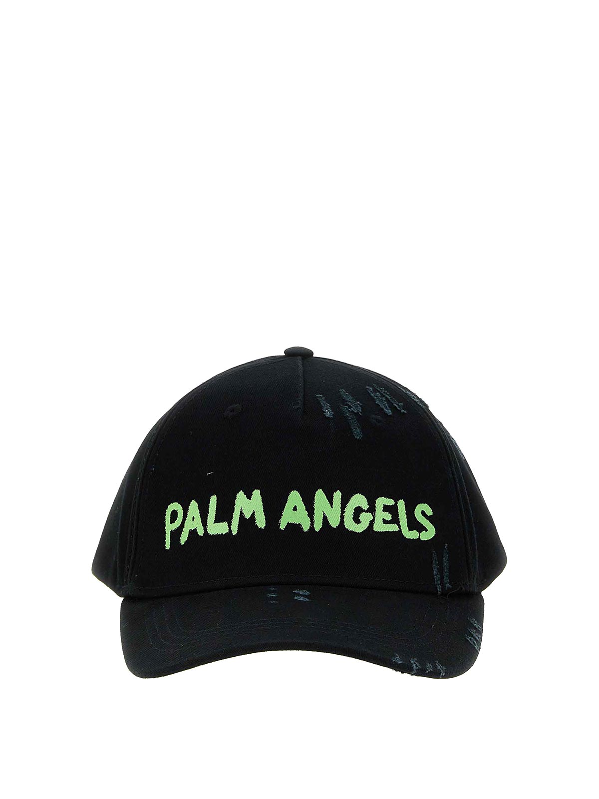 Shop Palm Angels Seasonal Logo Cap In Black