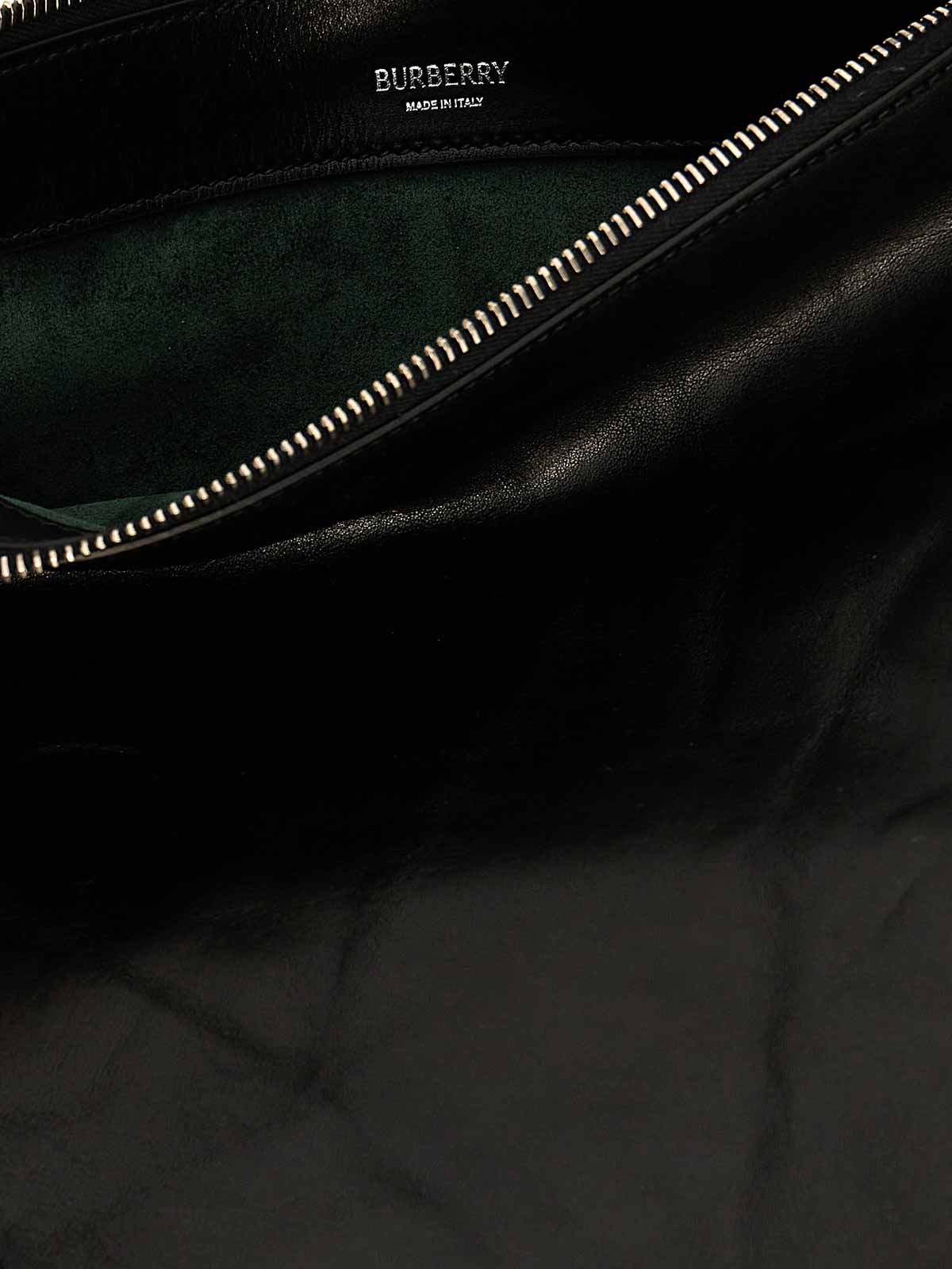 Shop Burberry Small Shoulder Bag In Black
