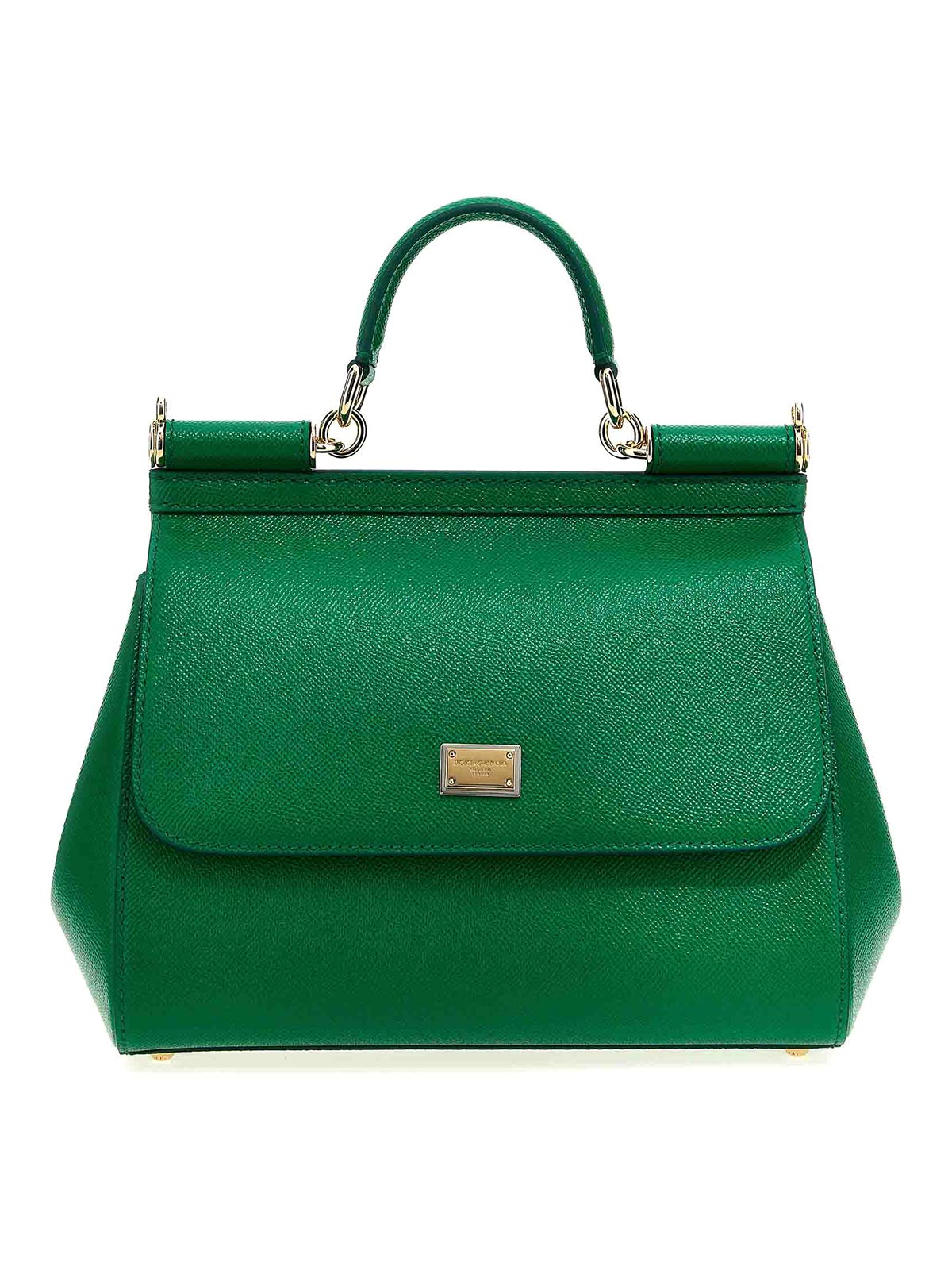 Shop Dolce & Gabbana Large Handbag In Green