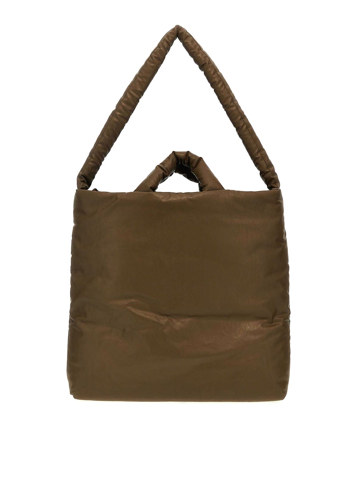 Shop Kassl Editions Pillow Medium Shopping Bag In Brown