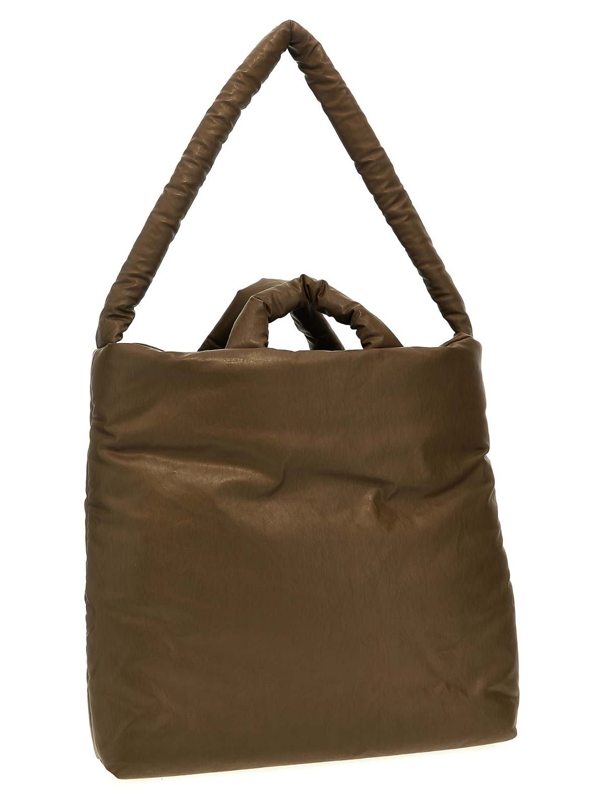 Shop Kassl Editions Pillow Medium Shopping Bag In Brown