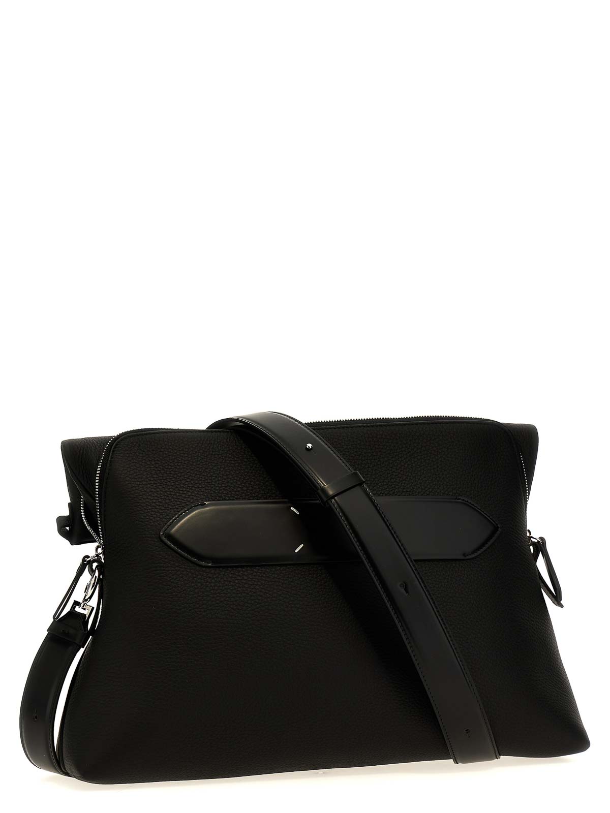 Shop Maison Margiela Soft 5ac On-body Crossbody Bag In Black