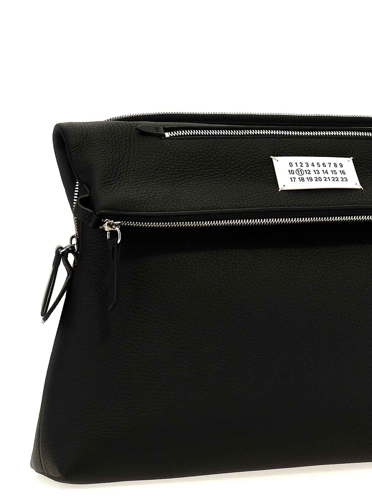 Shop Maison Margiela Soft 5ac On-body Crossbody Bag In Black