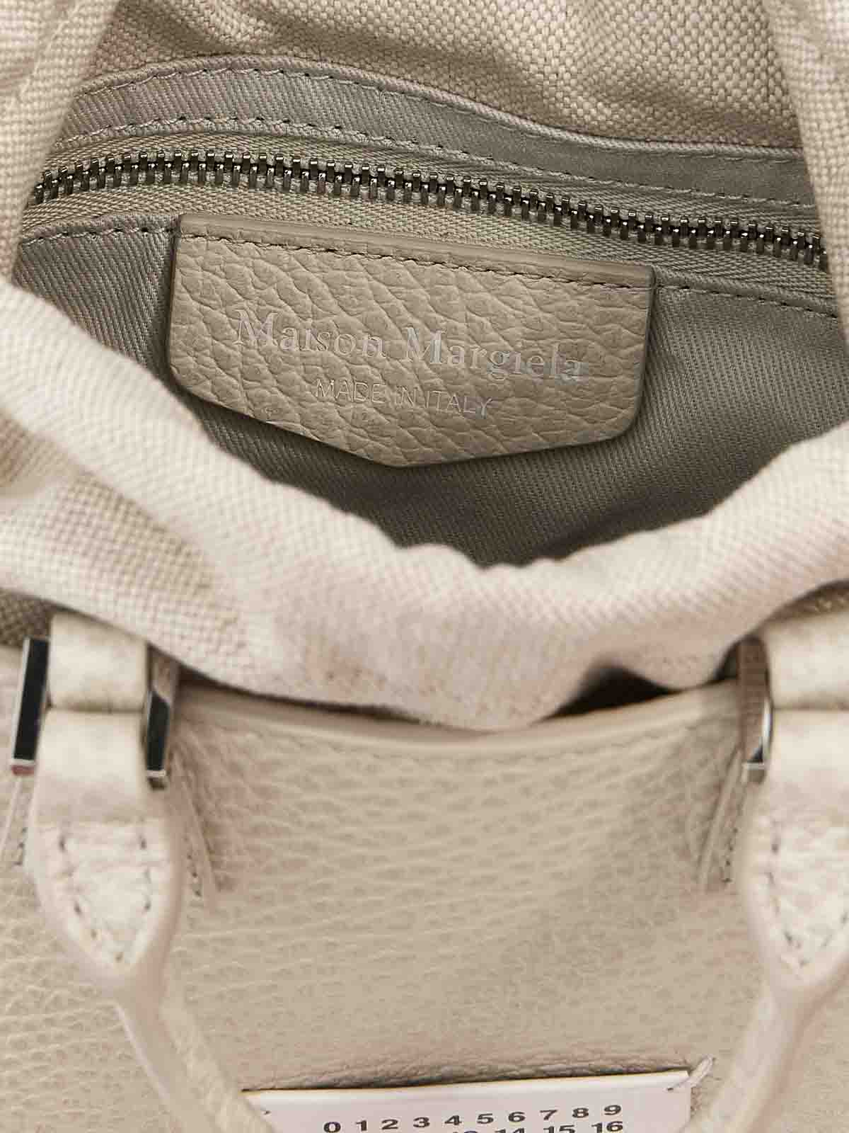 Shop Maison Margiela 5ac Tote Horizontal Handbag In Grey