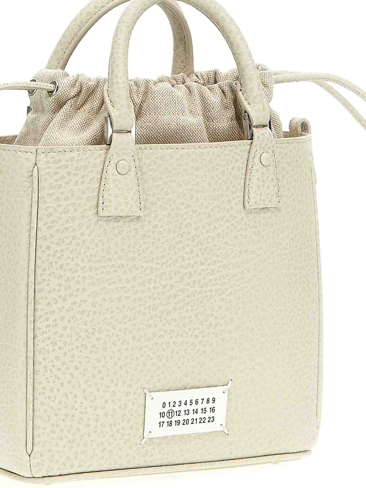 Shop Maison Margiela 5ac Tote Vertical Handbag In Grey