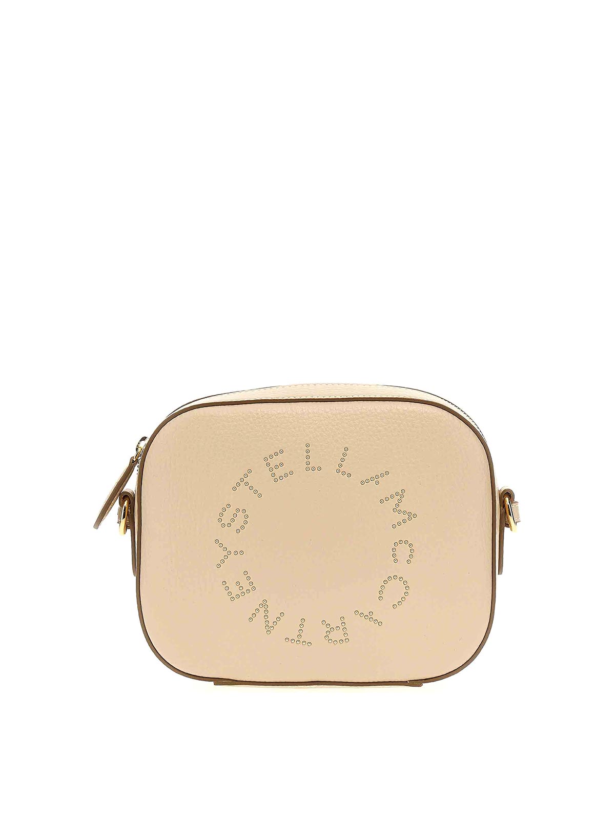 Stella Mccartney Mini Camera Bag Crossbody Bag In Beige