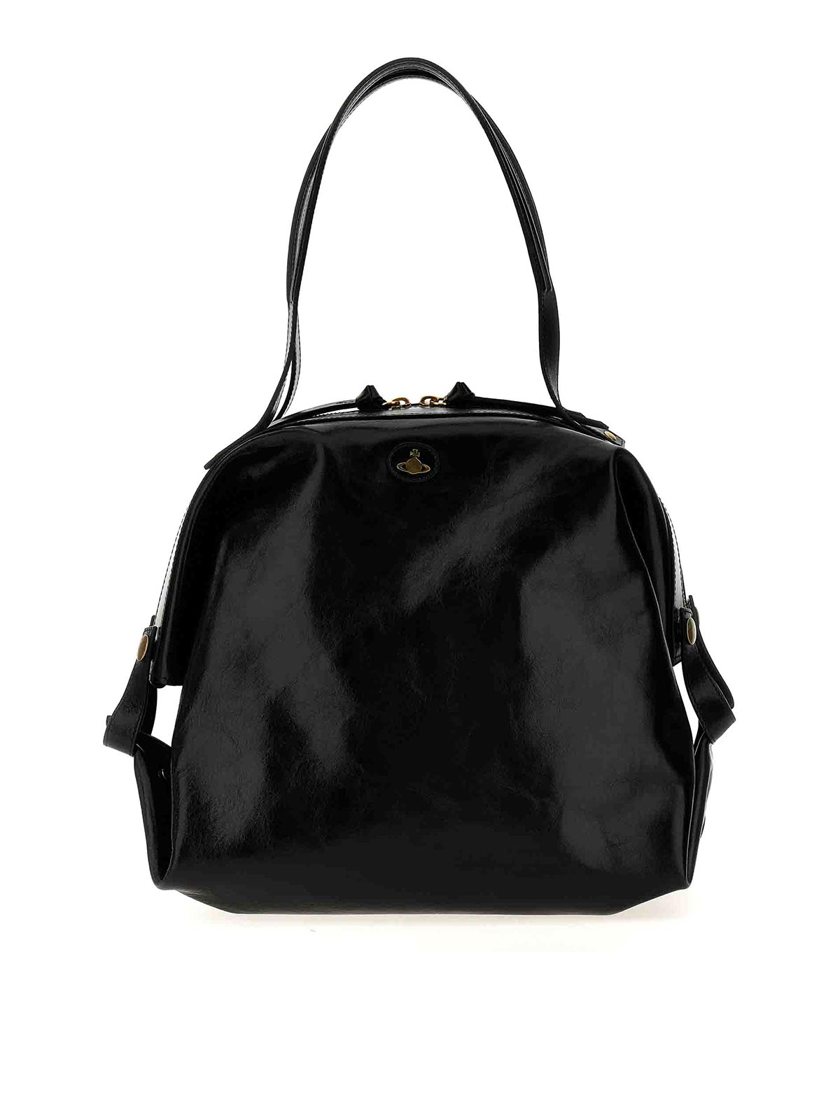 Vivienne Westwood Mara Holdall Handbag In Black