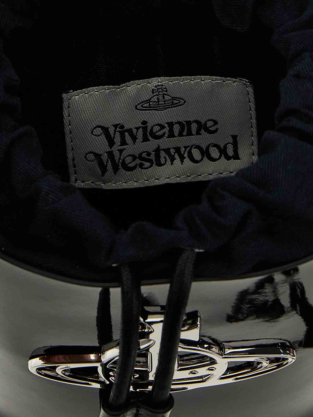 Shop Vivienne Westwood Daisy Bucket Bag In Black