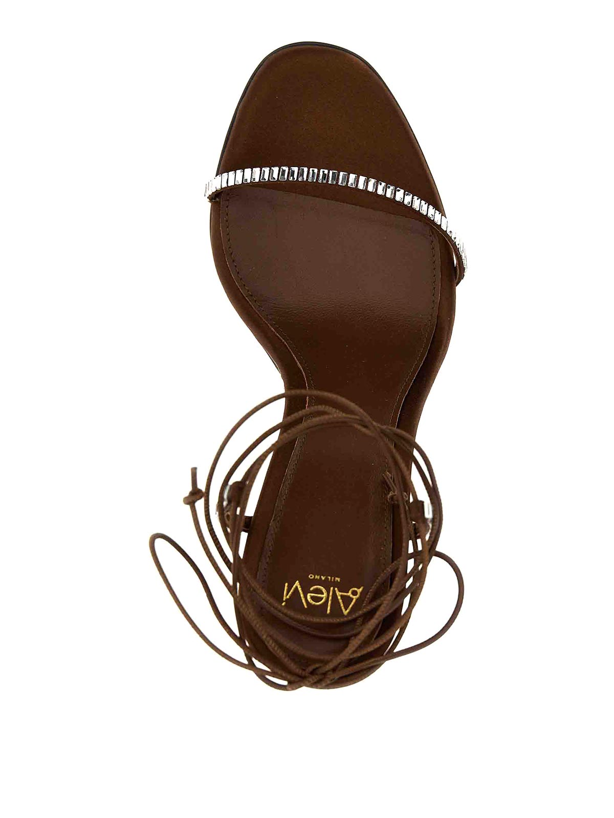 Shop Alevì Milano Kiky Sandals In Brown