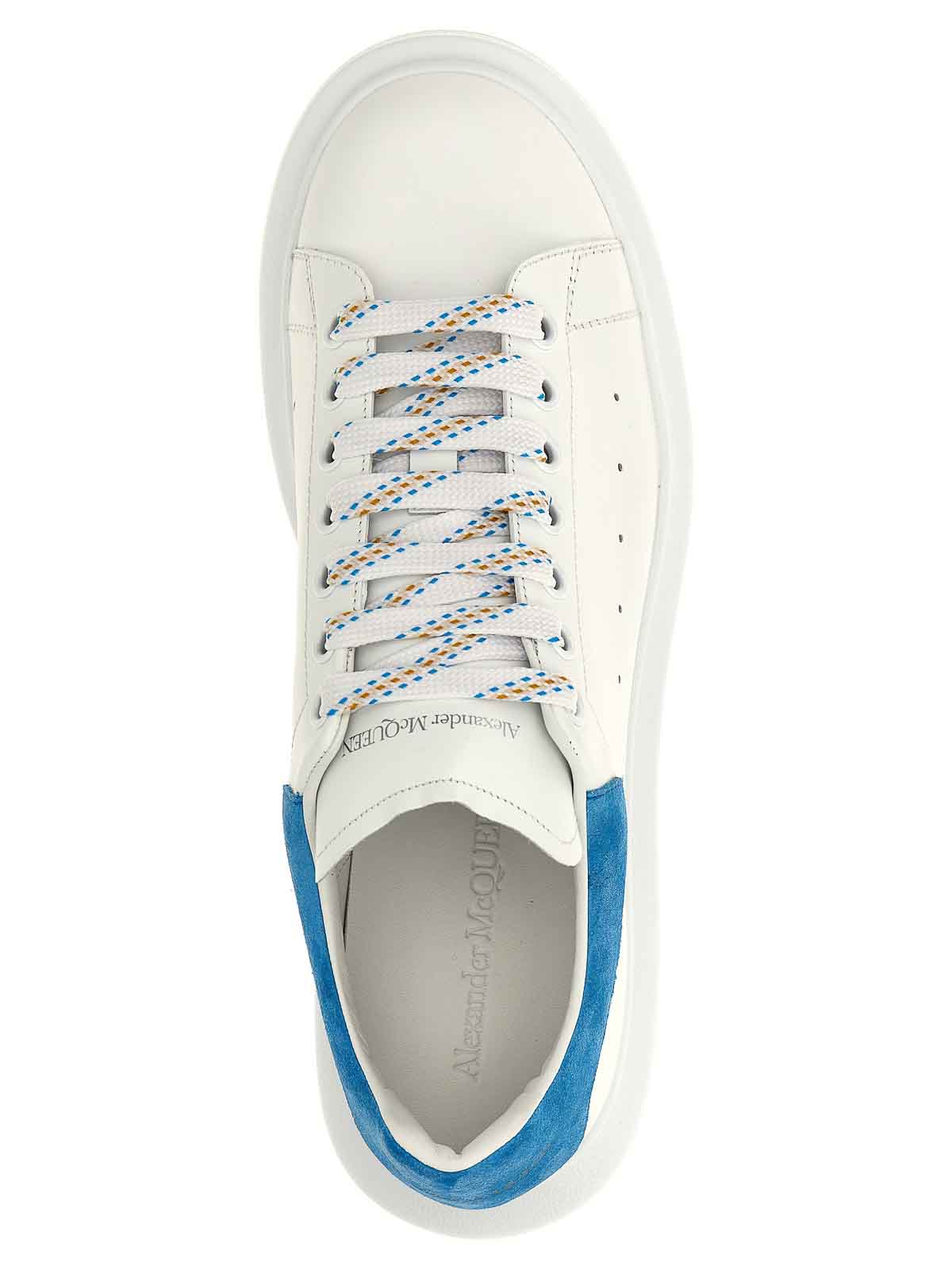 Shop Alexander Mcqueen Larry Sneakers In Light Blue