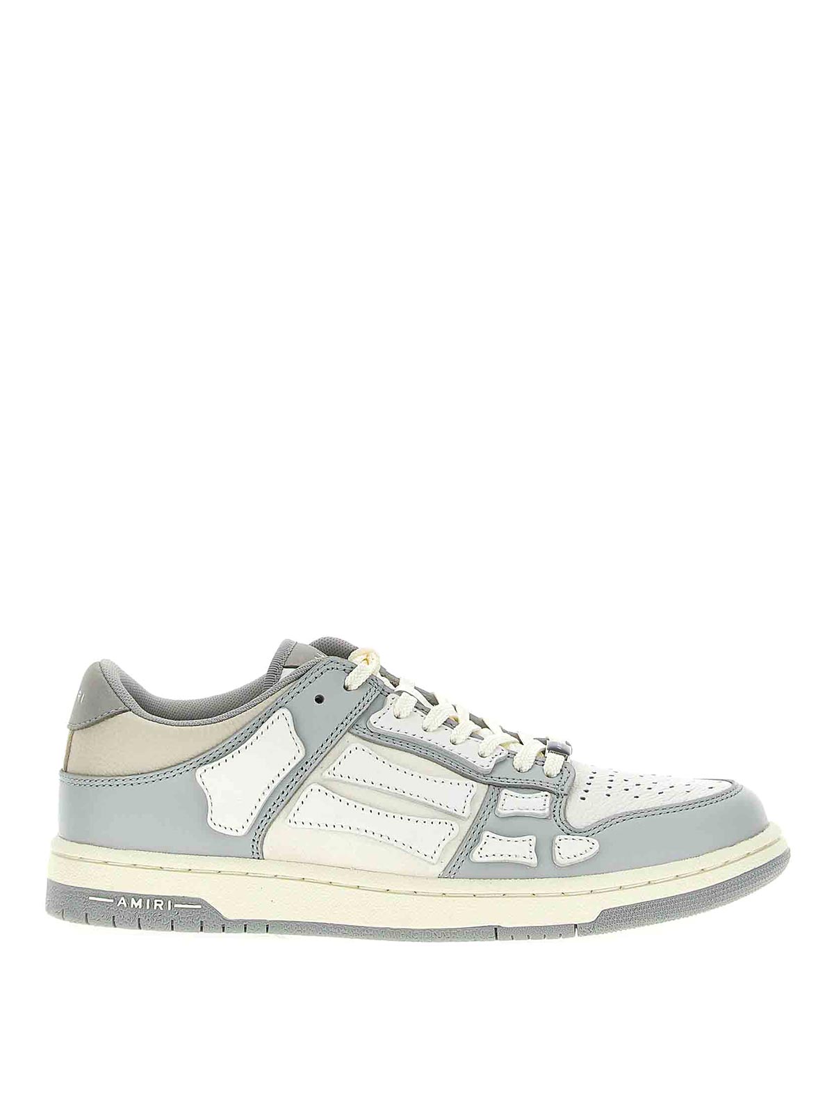 Amiri Skel Top Low Sneakers In Grey