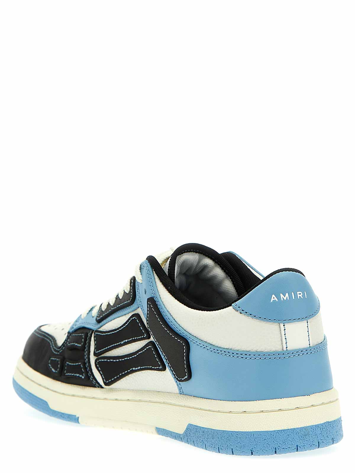 Shop Amiri Skel Sneakers In Light Blue