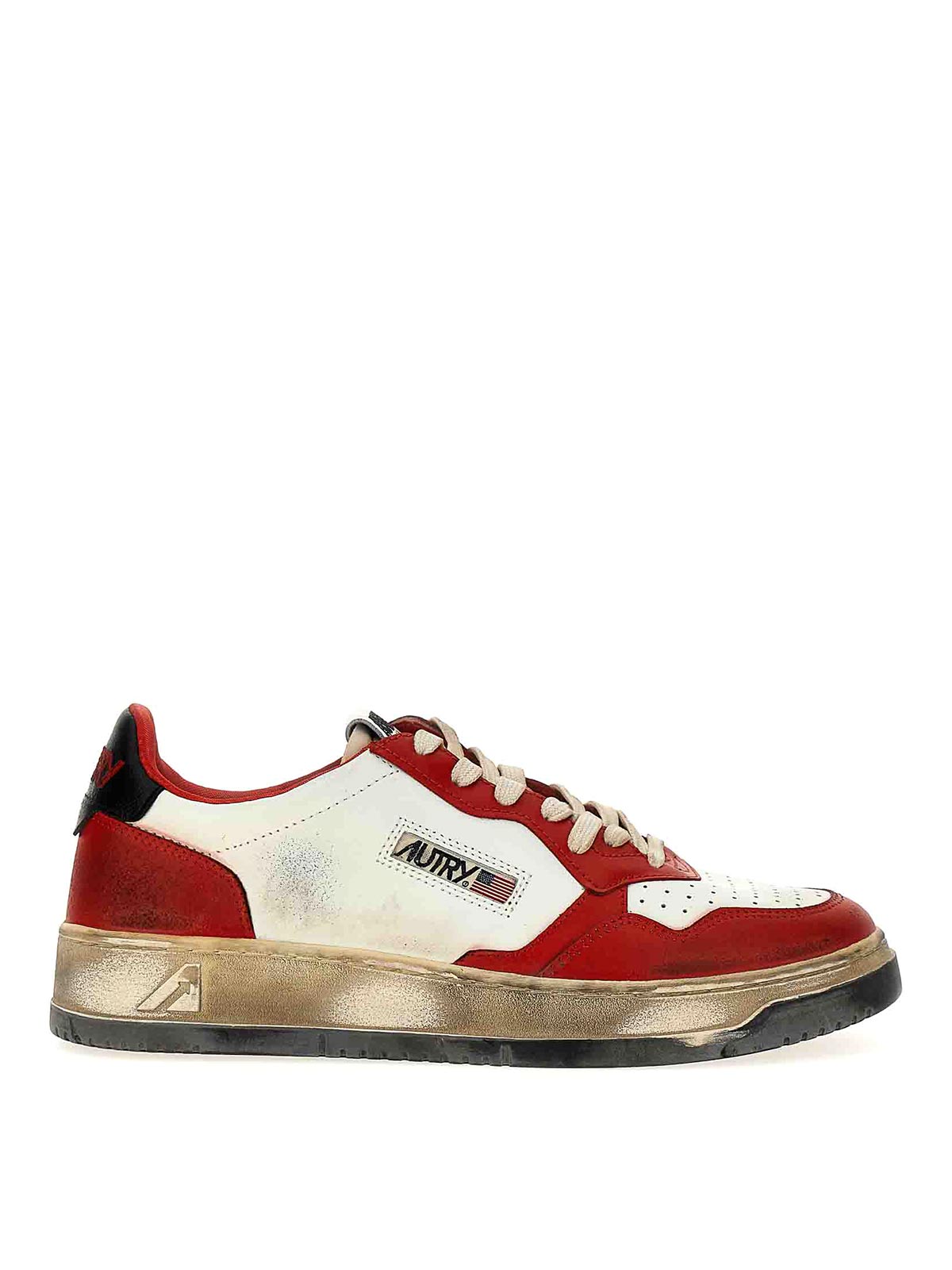 Autry Super Vintage Sneakers In Red