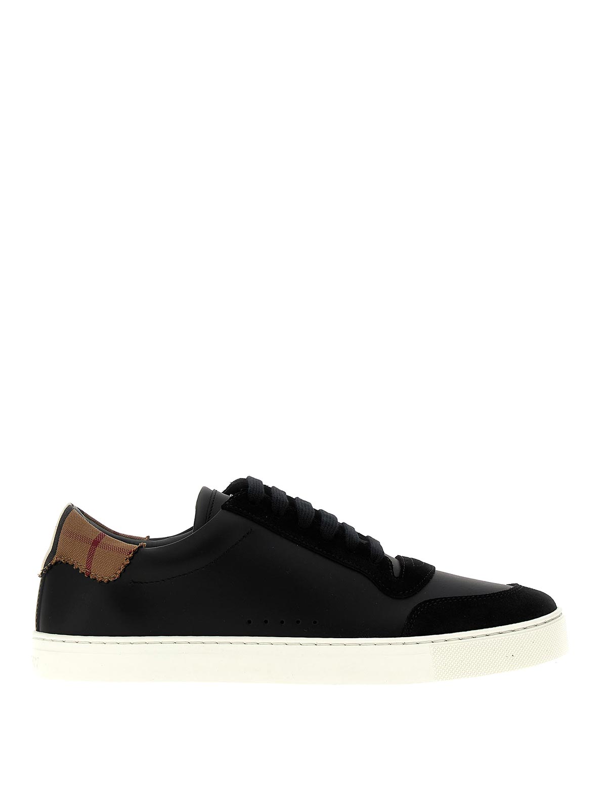 Shop Burberry Tnr Robin Sneakers In Black