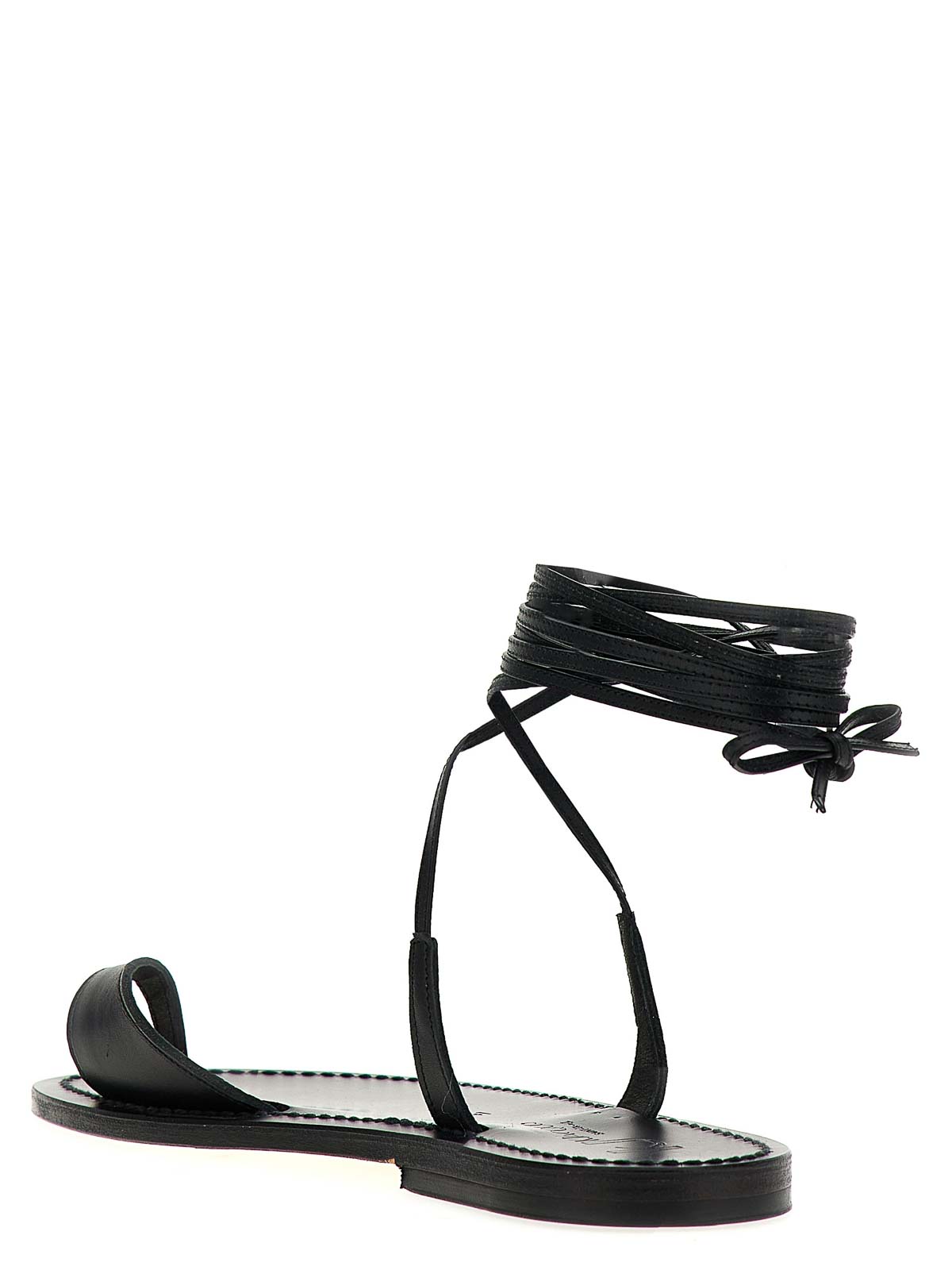 Shop Kjacques Bascra Sandals In Black