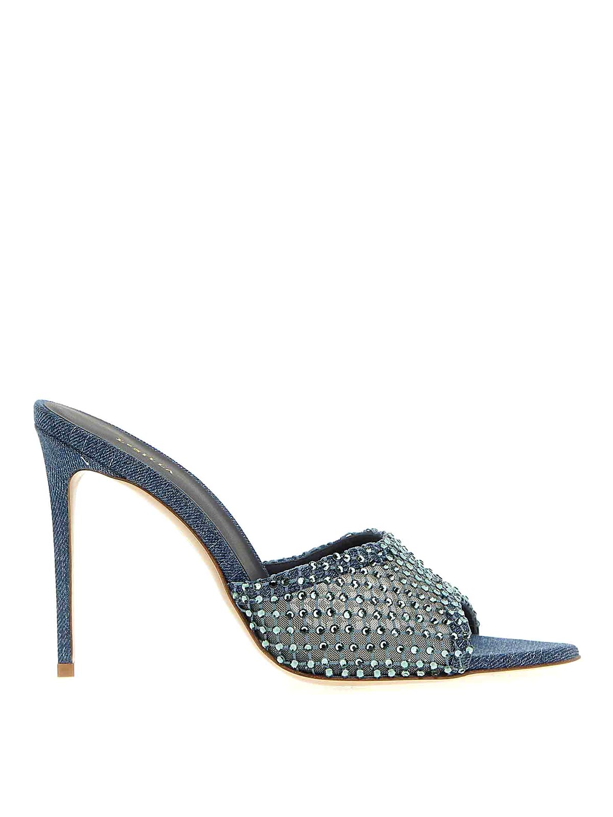 Shop Le Silla Gilda Sandals In Blue
