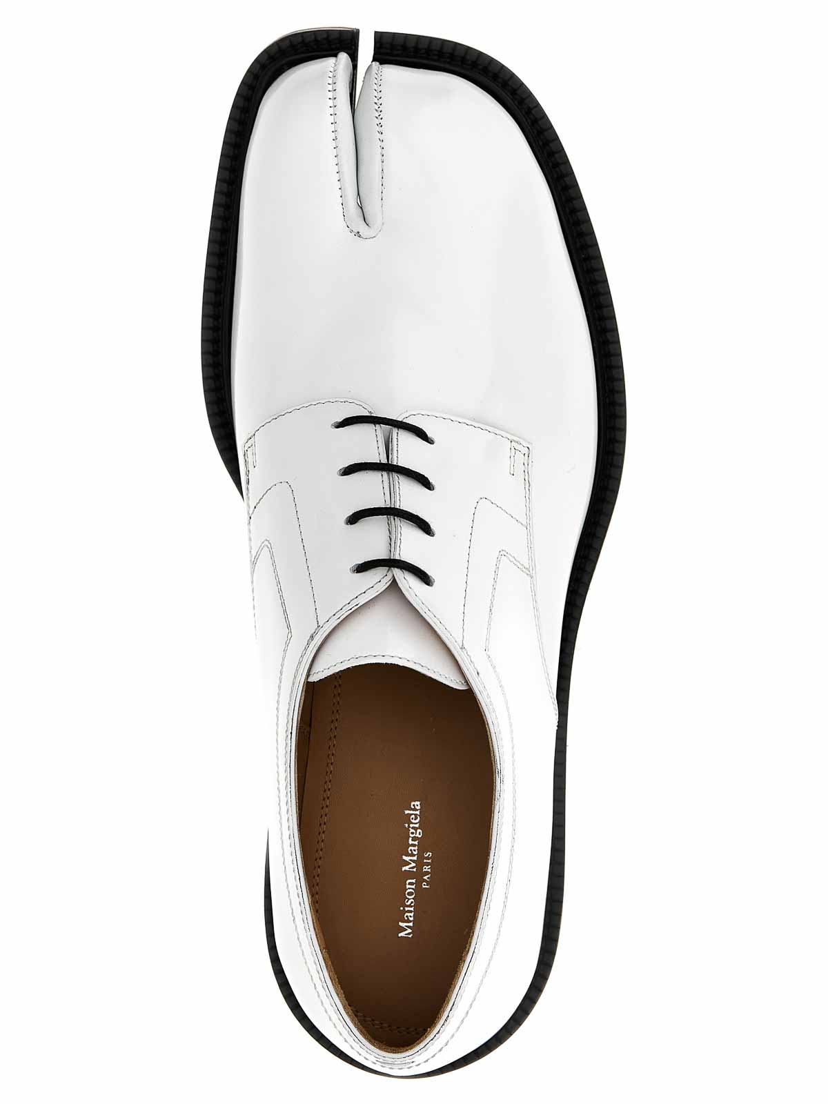 Shop Maison Margiela Zapatos Con Cordones - Blanco In White