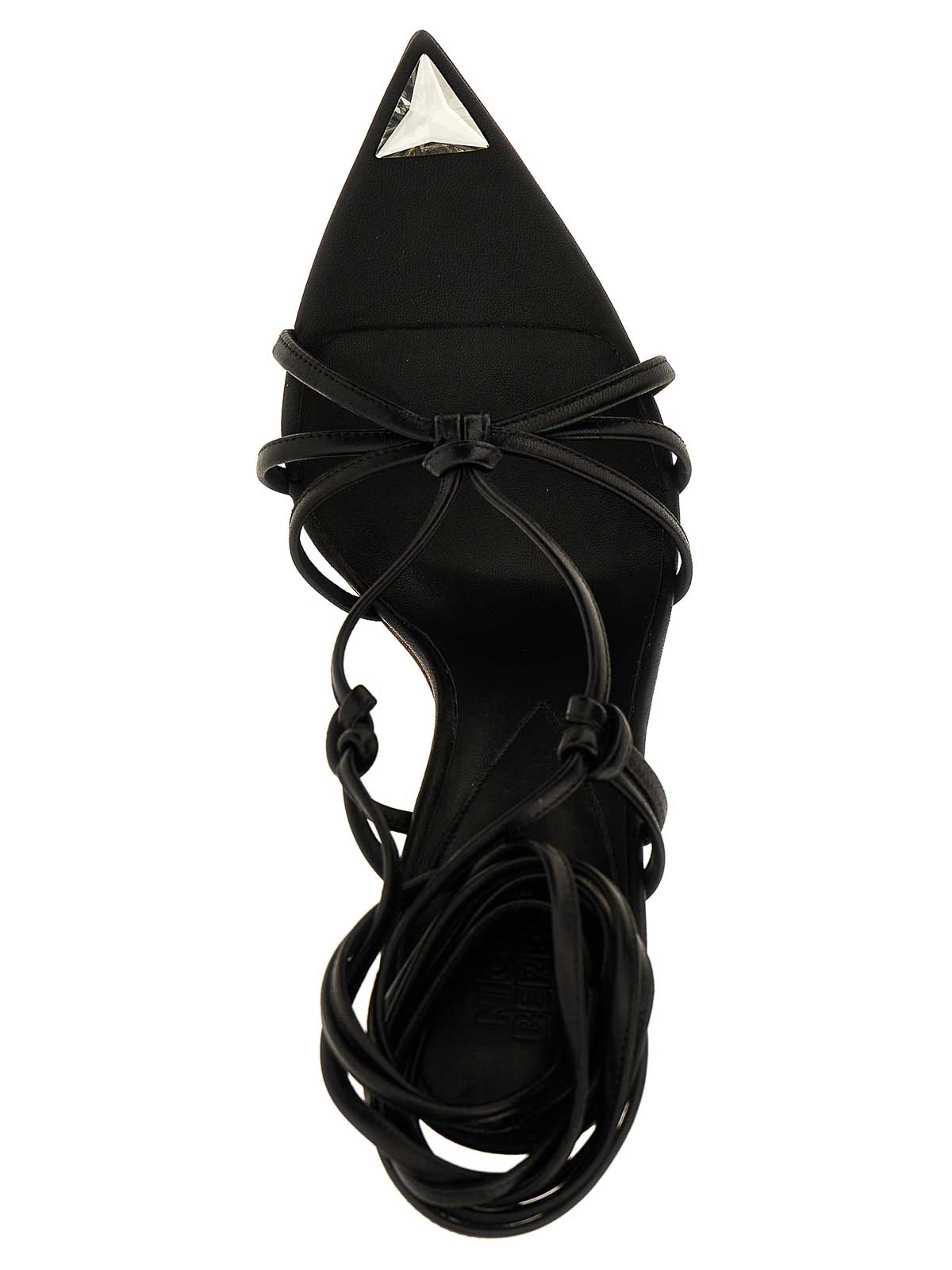 Shop Nicolo' Beretta Beiby Sandals In Black
