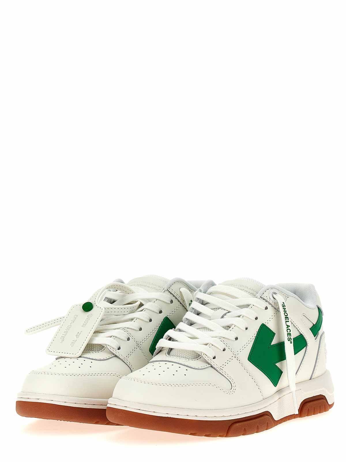 Shop Off-white Out Of Office Sneakers In Green