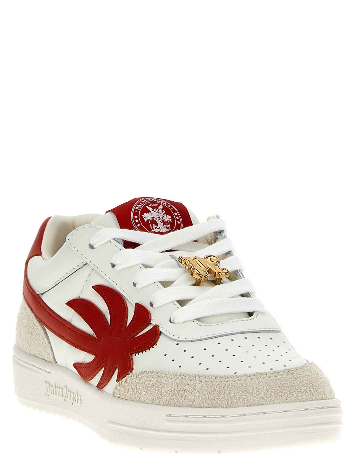 Shop Palm Angels Palm Beach University Sneakers In Red
