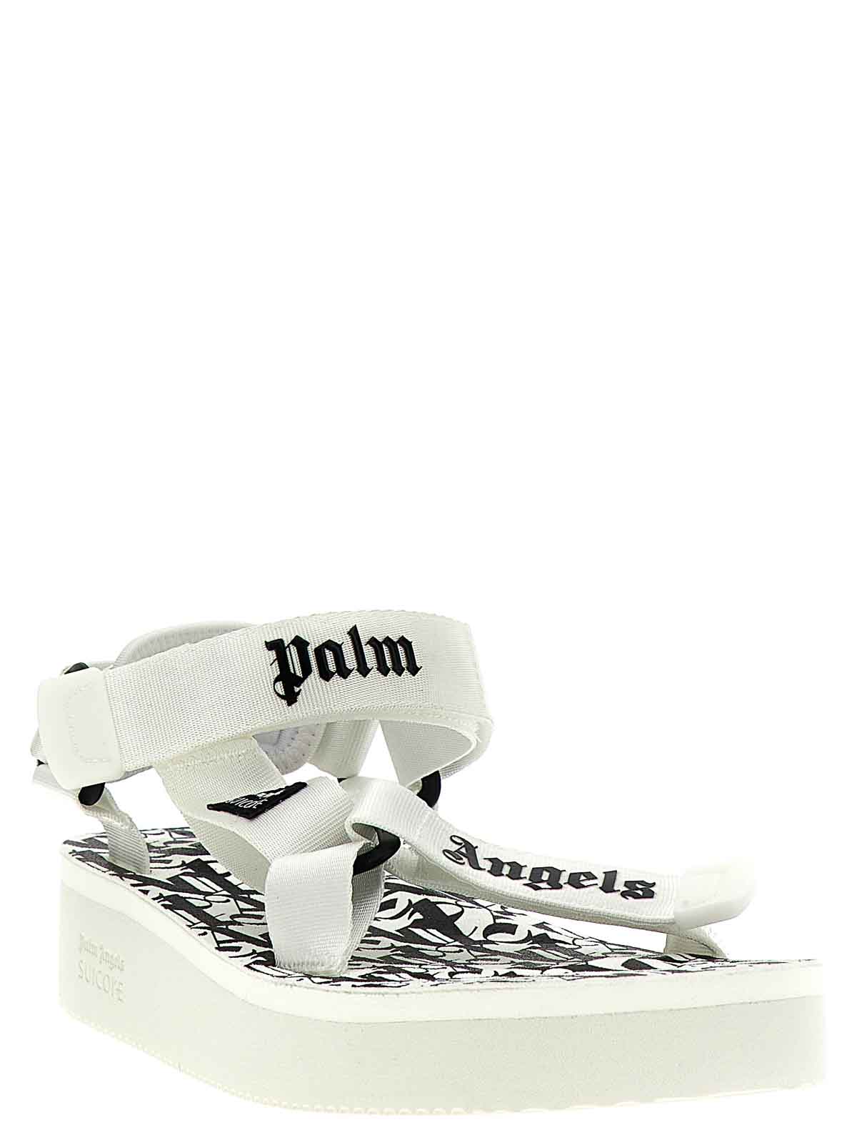 Shop Palm Angels X Suicoke  Sandals In White