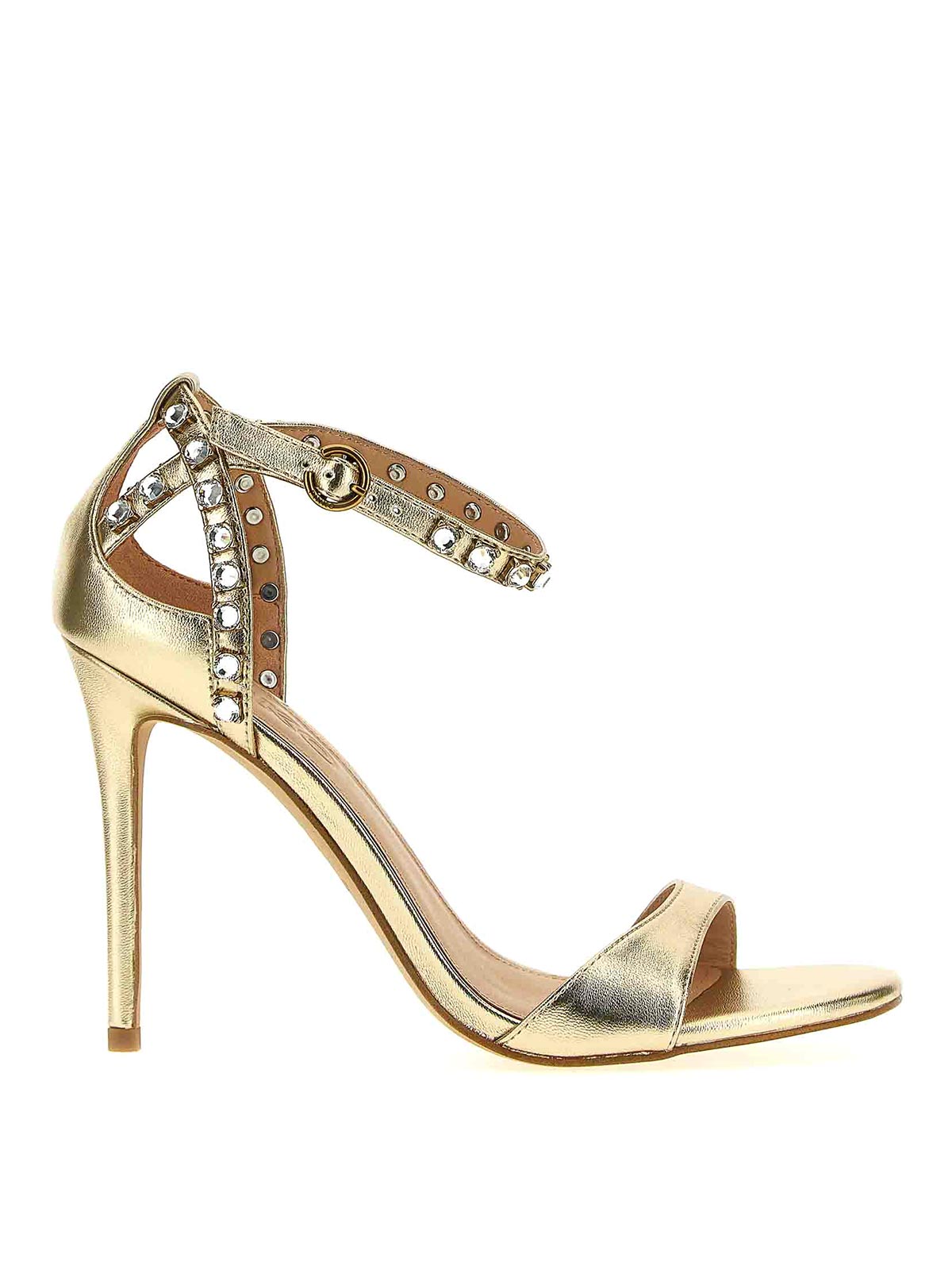 Shop Pinko Calila 02 Sandals In Gold