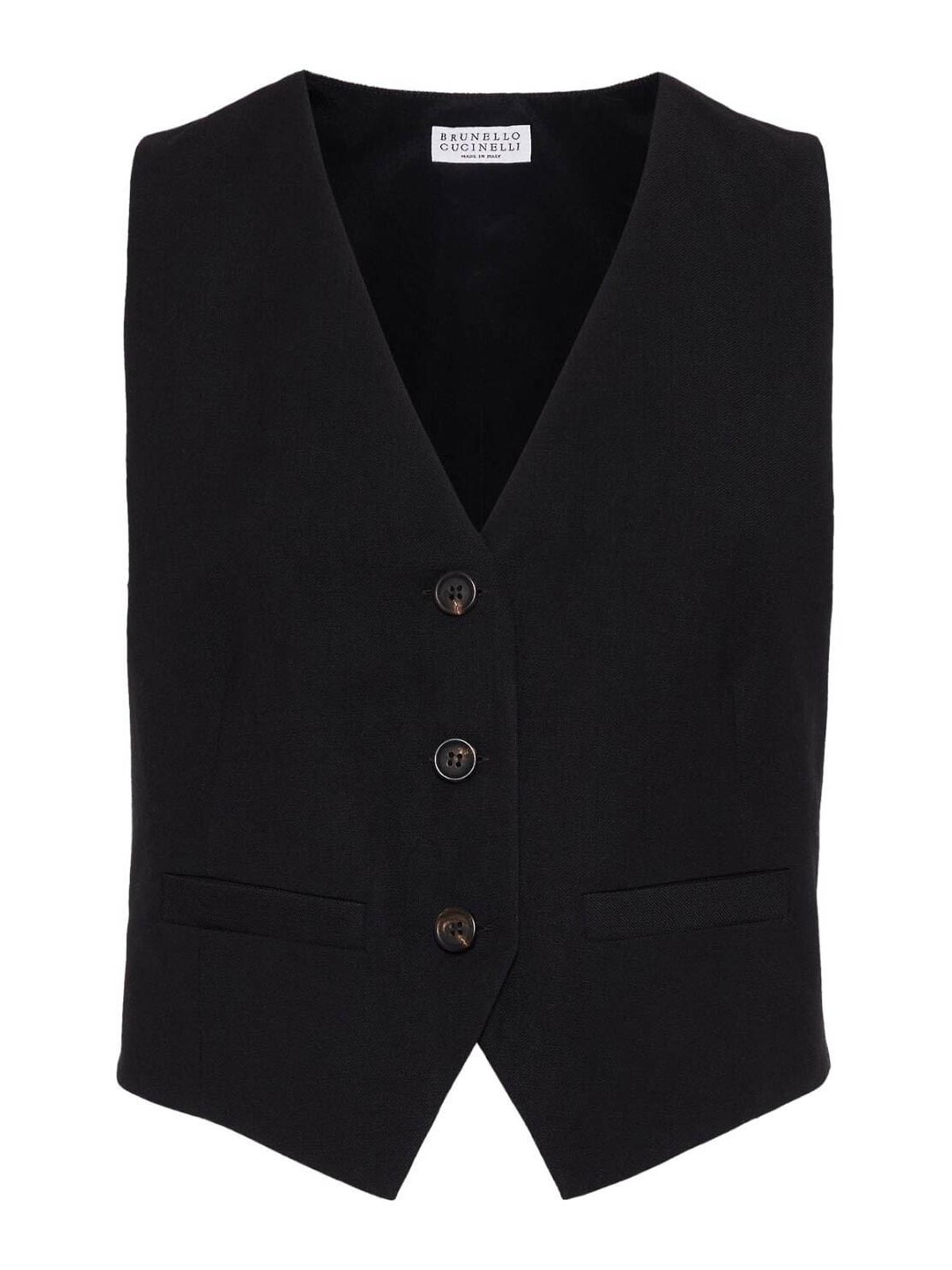 Shop Brunello Cucinelli Sleveless Waistcoat In Black