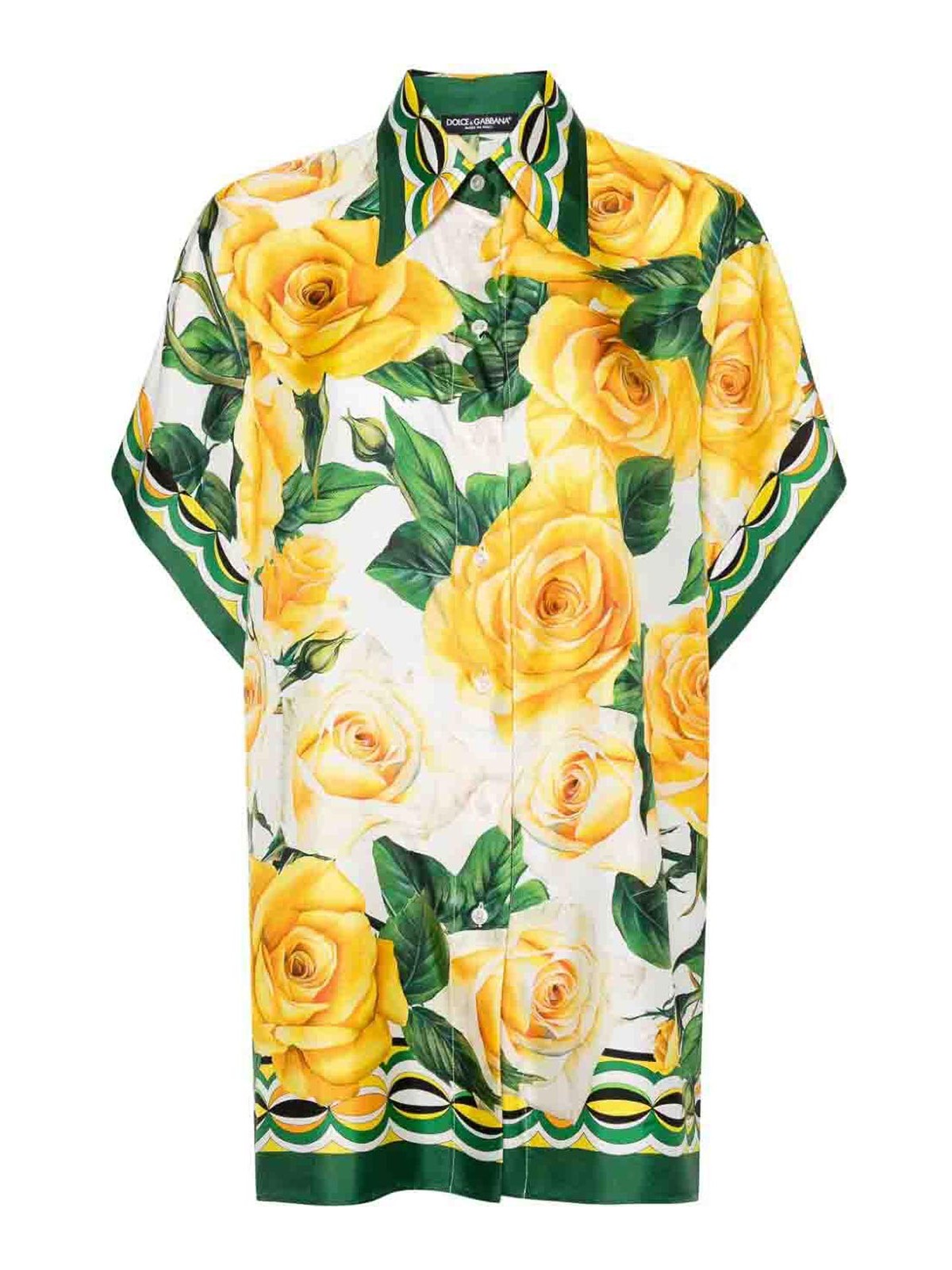 Shop Dolce & Gabbana Camisa - Amarillo In Yellow