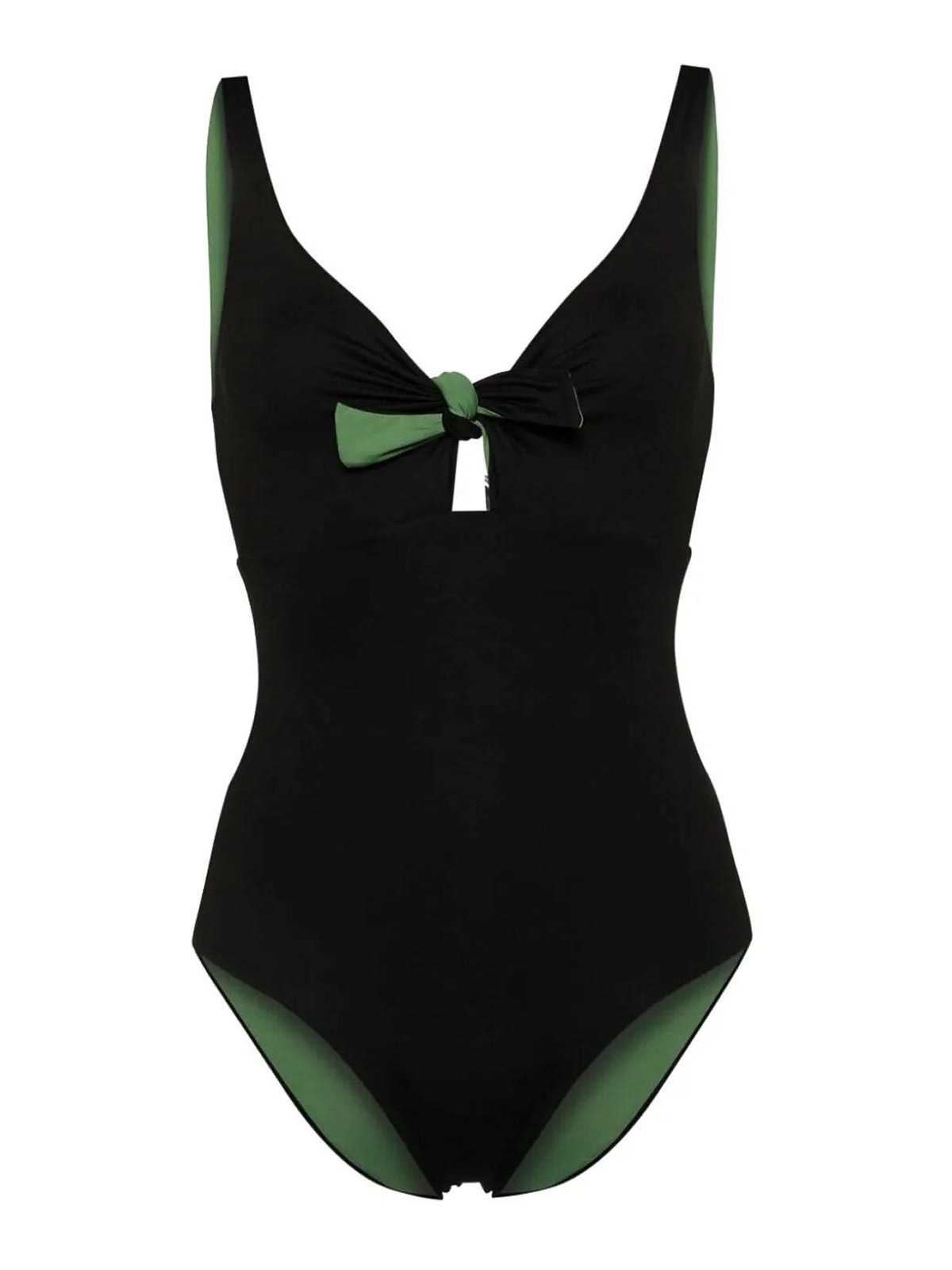 Shop Fisico Reversible Swimsuit In Black