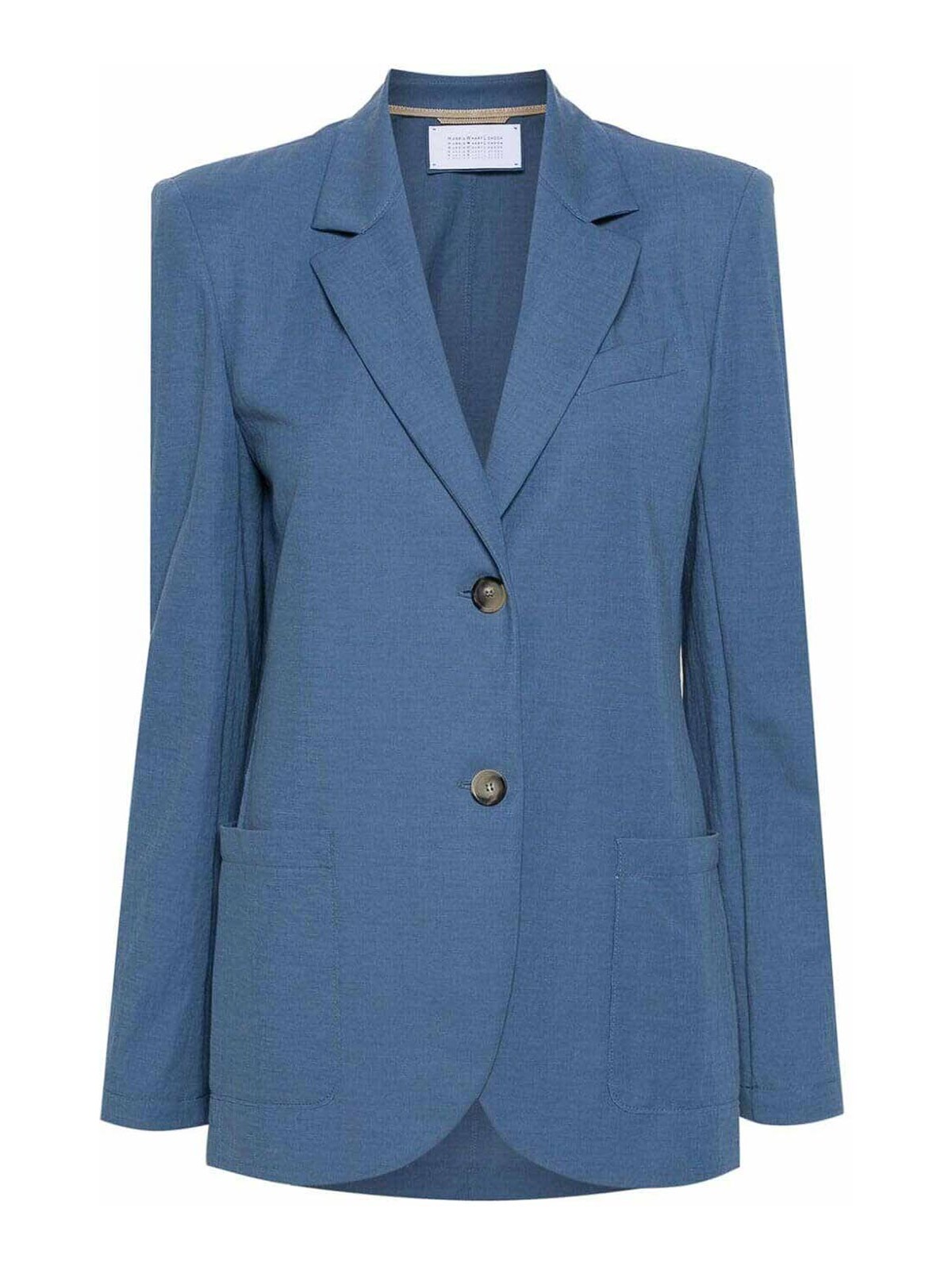 Shop Harris Wharf London Casual Jacket In Light Blue