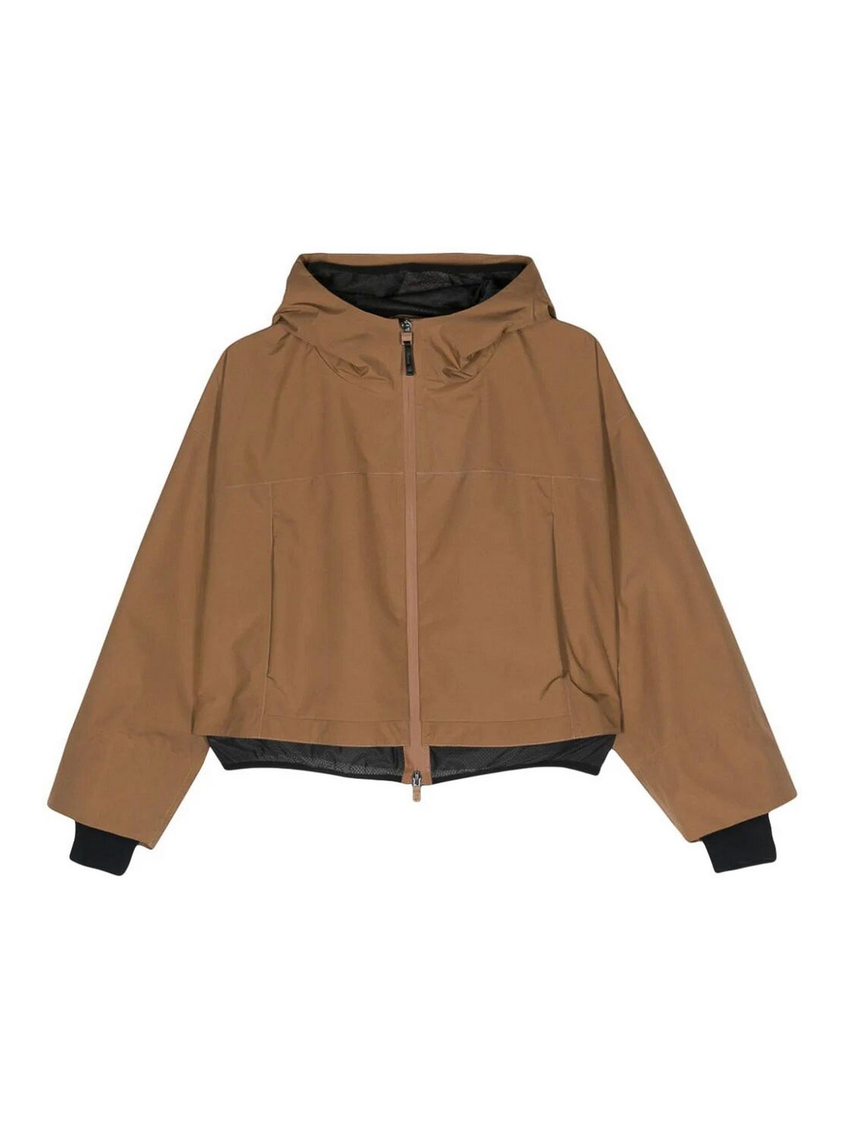 Shop Herno Gore-tex Laminar Jacket In Brown