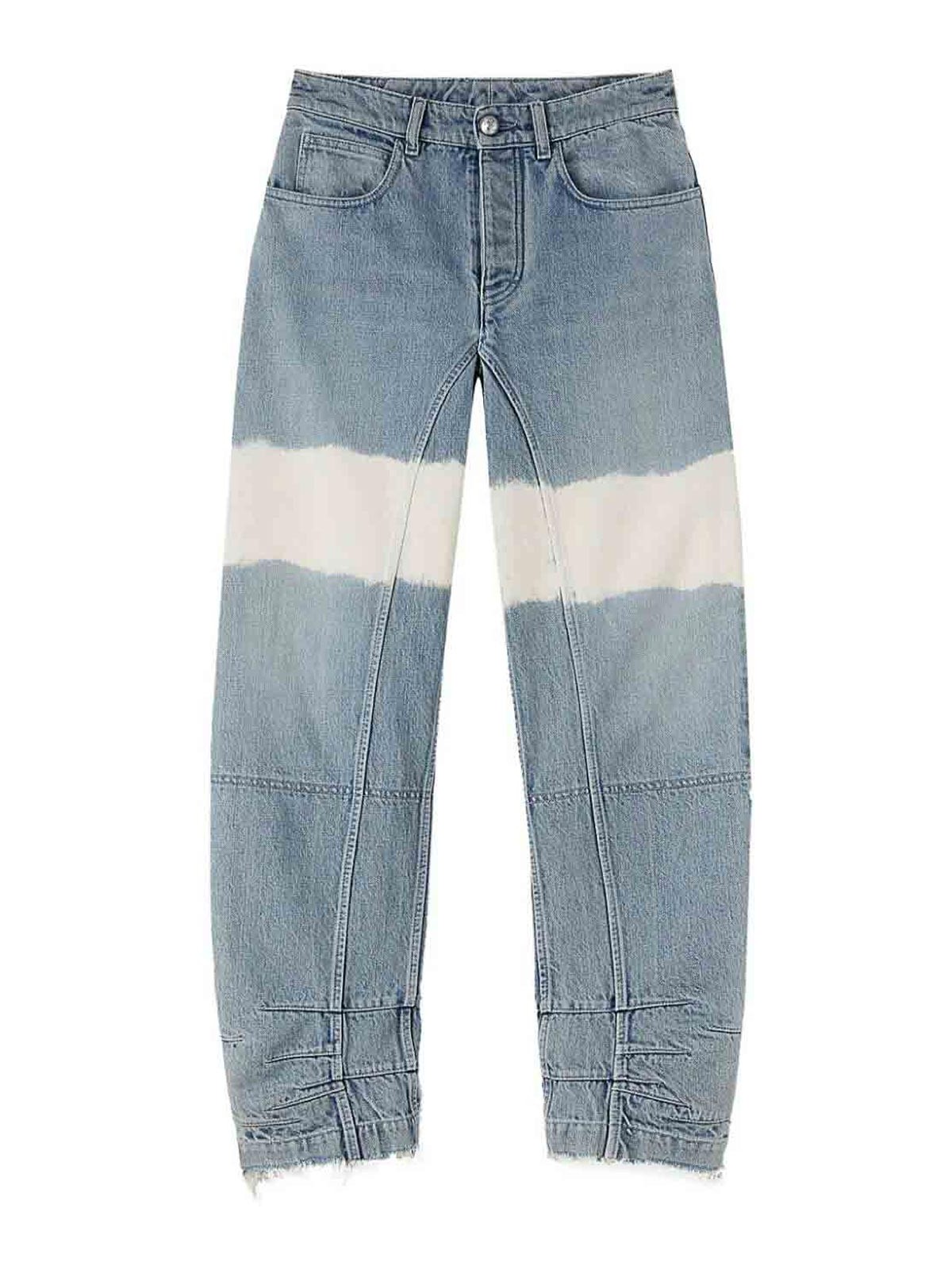 Shop Jil Sander Tie Dye Denim Trousers In Blue