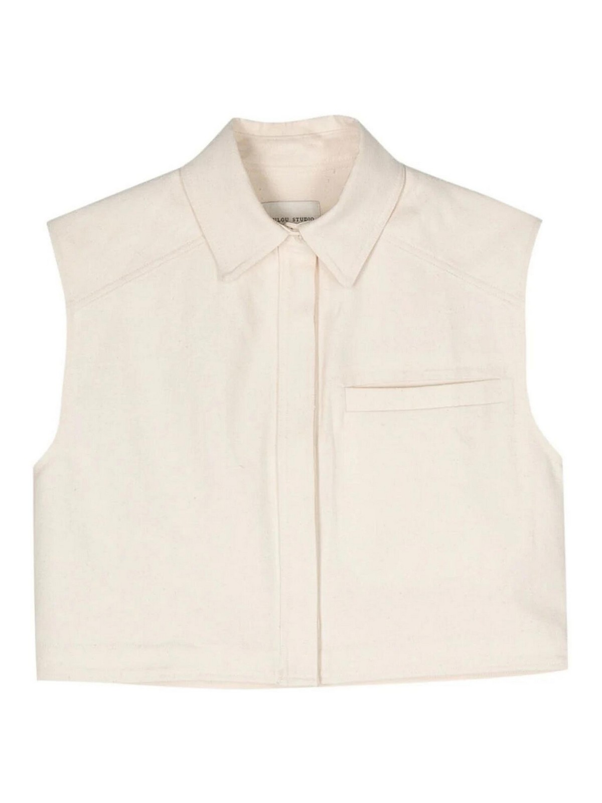 Loulou Studio Adora Top In Beige