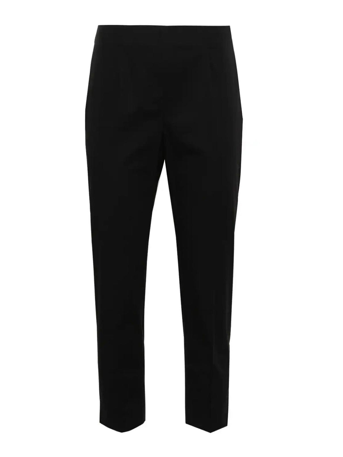 Peserico Straight-leg Cropped Trousers In Black