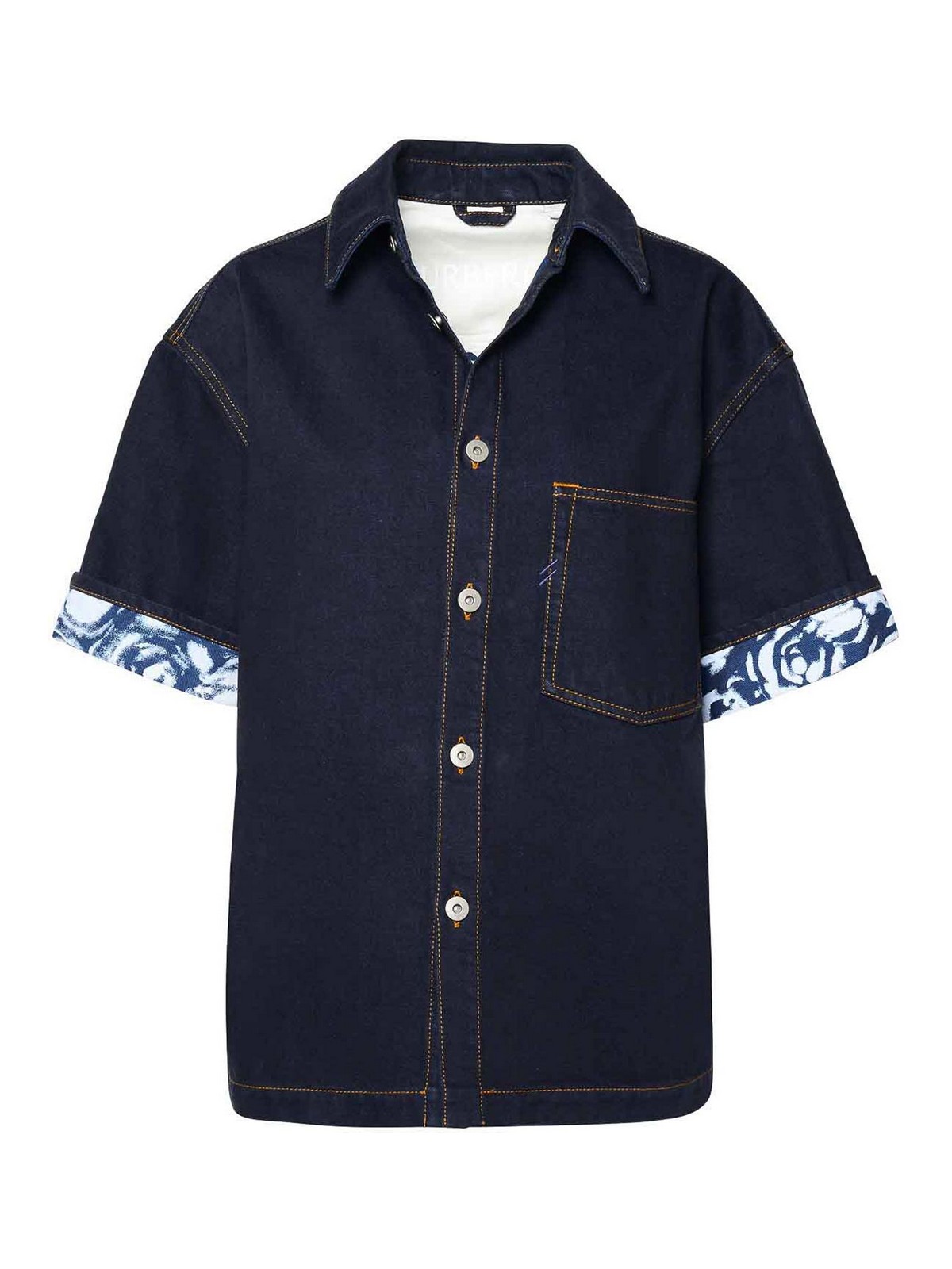 Shop Burberry Camisa - Azul In Blue