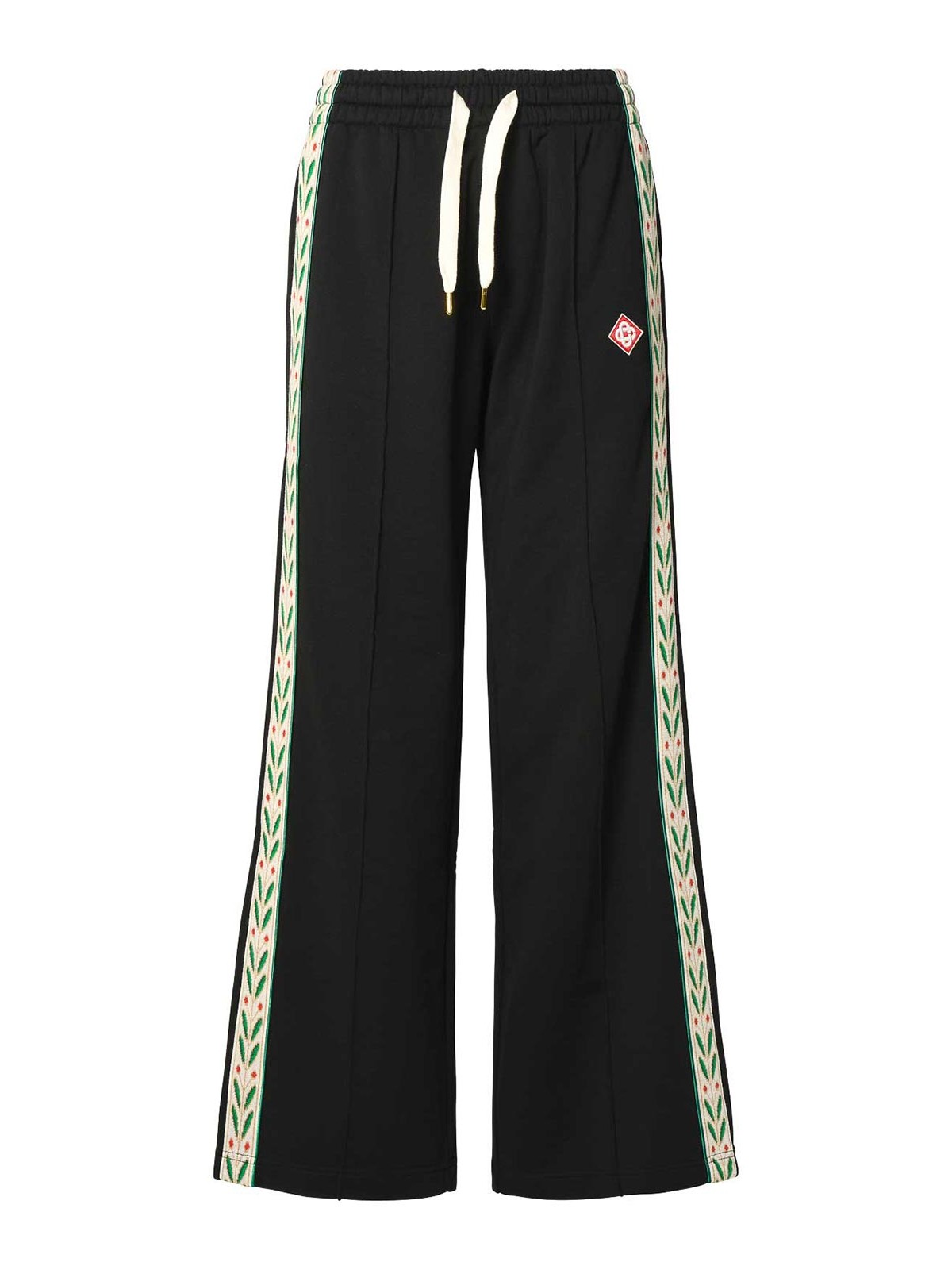 Shop Casablanca Black Cotton Trousers