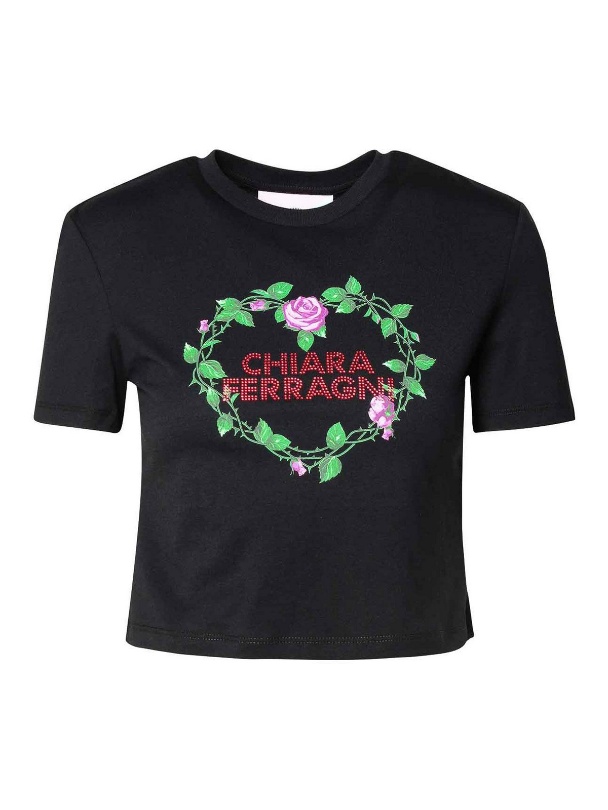 Shop Chiara Ferragni Camiseta - Negro In Black