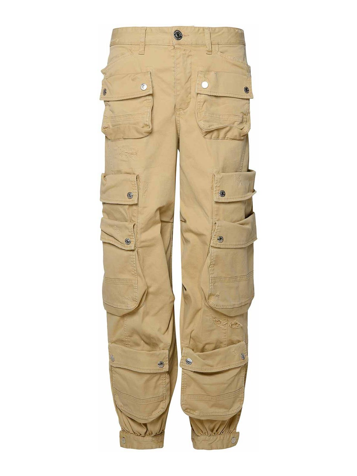 Shop Dsquared2 Pantalón Casual - Beis In Beige