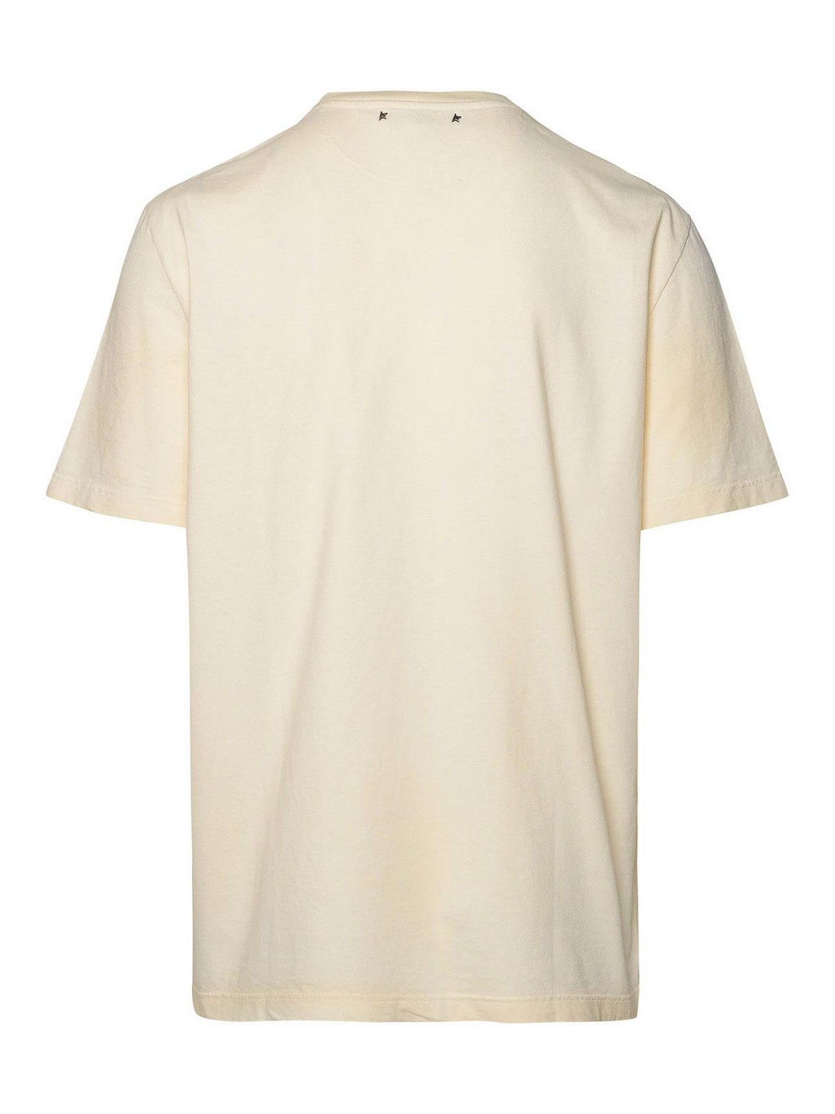 Shop Golden Goose Camiseta - Crema In Cream