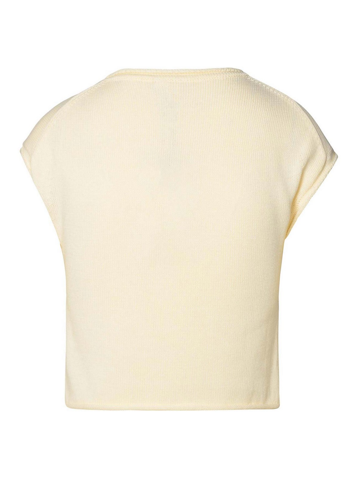 Shop Kenzo Ivory Wool Blend Sweater In Cream
