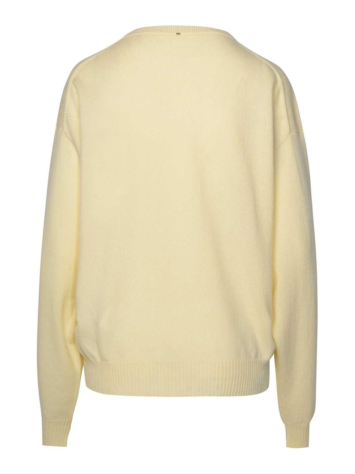 Shop Sportmax Ivory Wool Blend Sweater In Cream