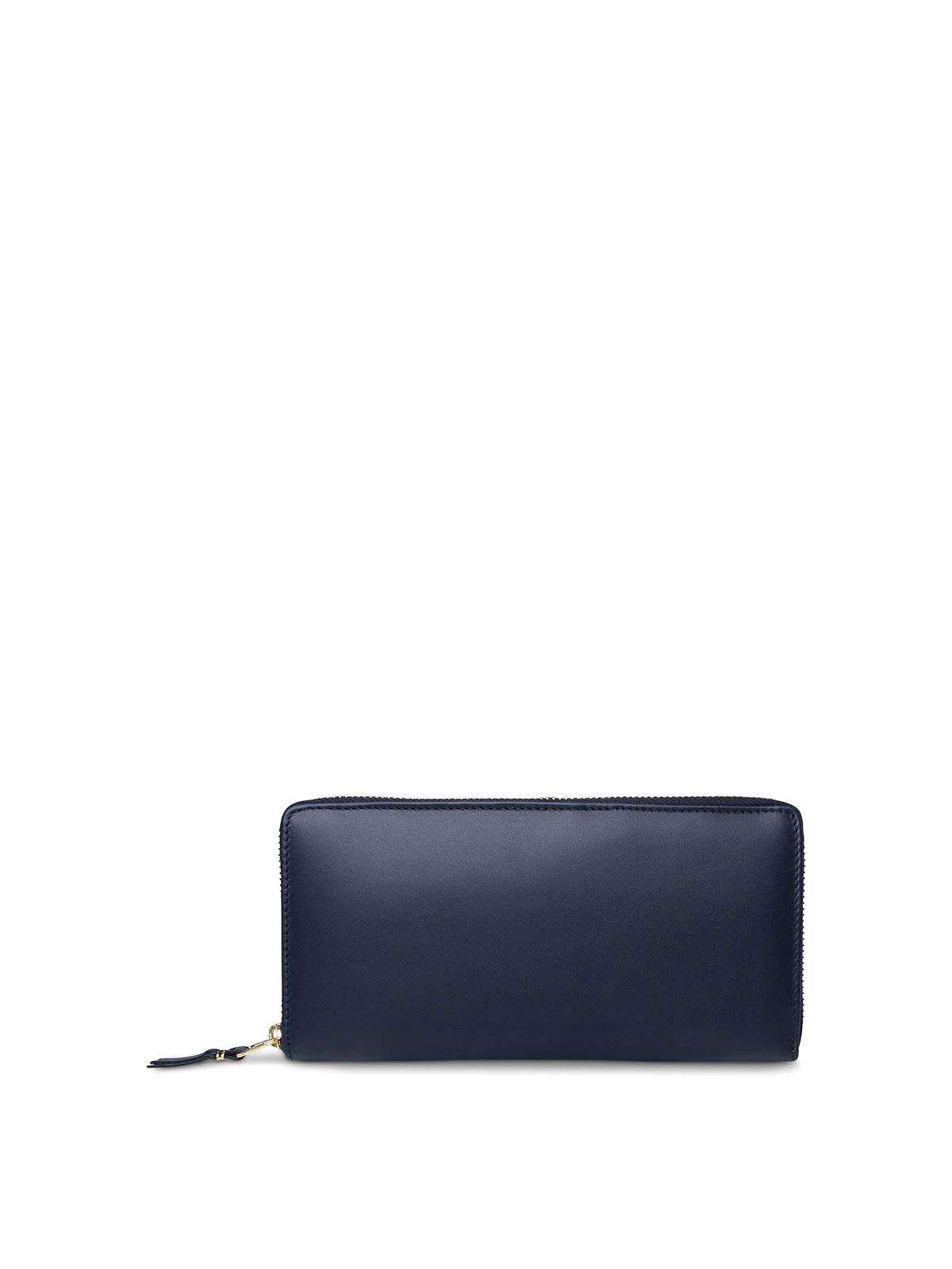 Shop Comme Des Garçons Ivory Leather Wallet In Dark Blue
