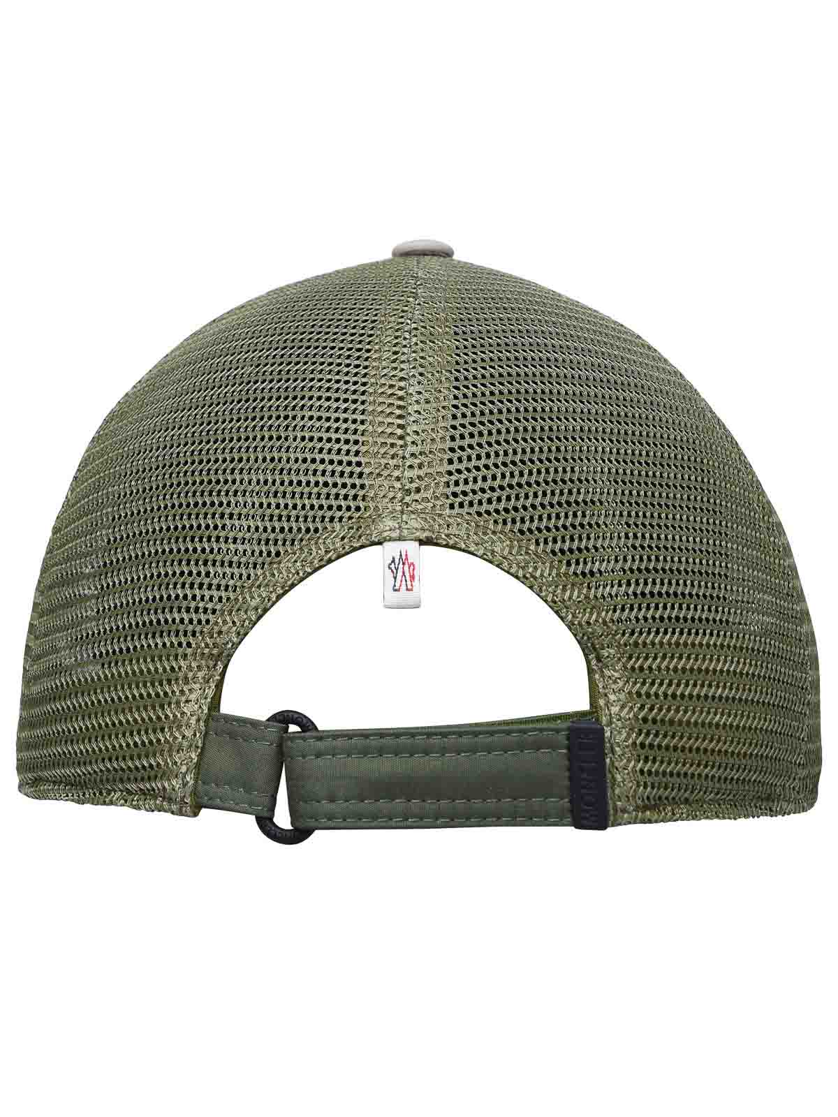 Shop Moncler Green Nylon Hat