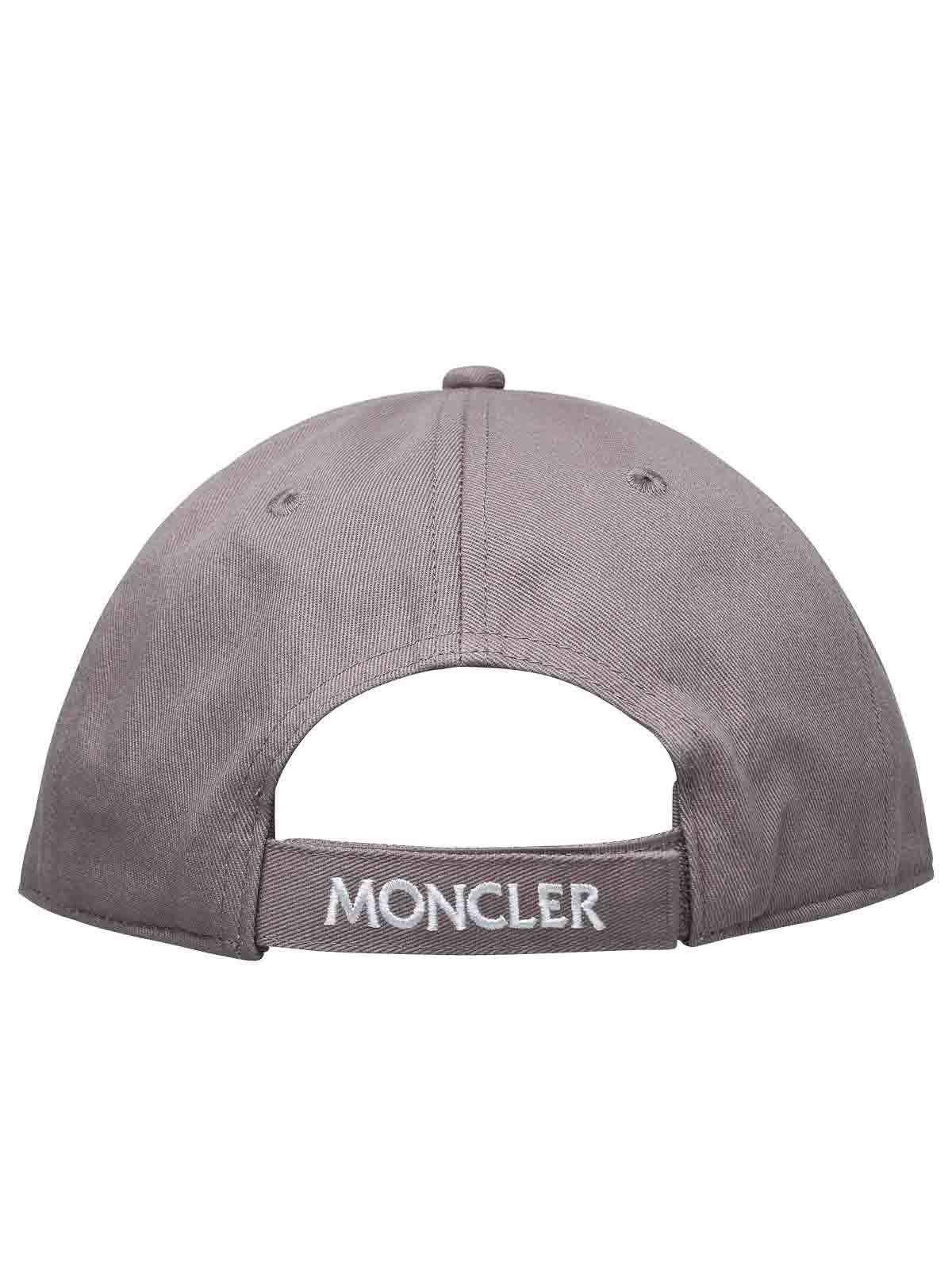 Shop Moncler Beige Cotton Hat